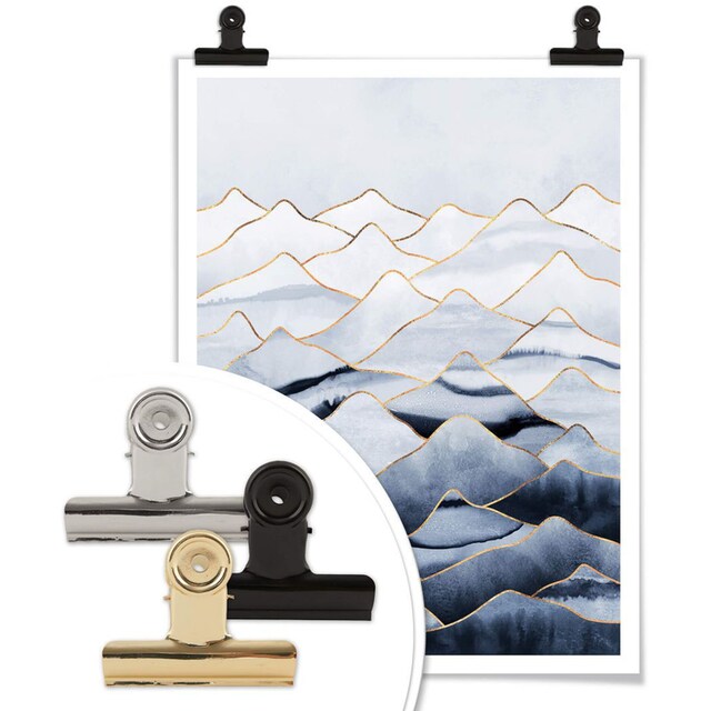Wall-Art Poster »Die Berge«, Berge, (1 St.) bequem bestellen