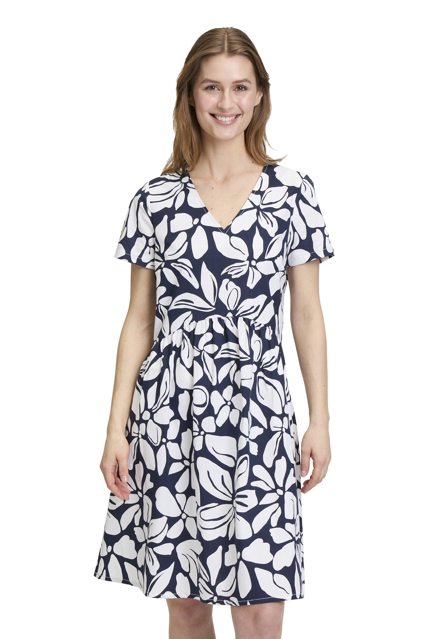 Vera Mont Sommerkleid »Sommerkleid mit V-Ausschnitt«