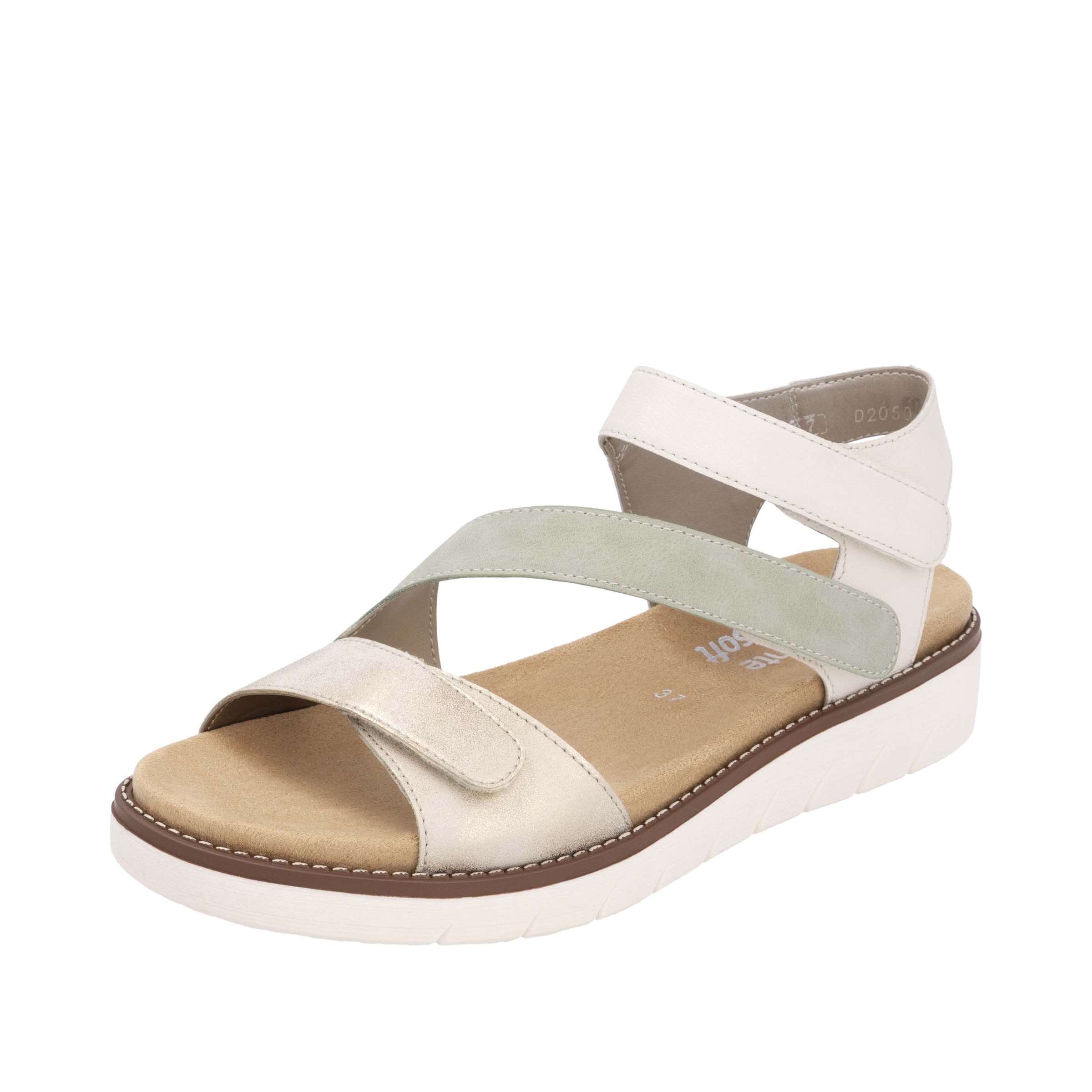 Remonte Sandale  Sommerschuh, Klettschuh, Sandalette, Riemchensandale mit Softfußbett