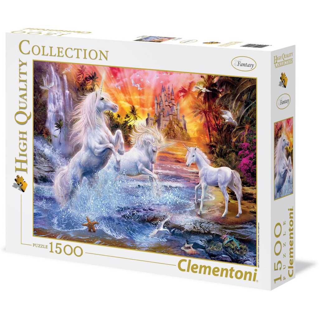Clementoni® Puzzle »High Quality Collection - Wilde Einhörner«, Made in Europe