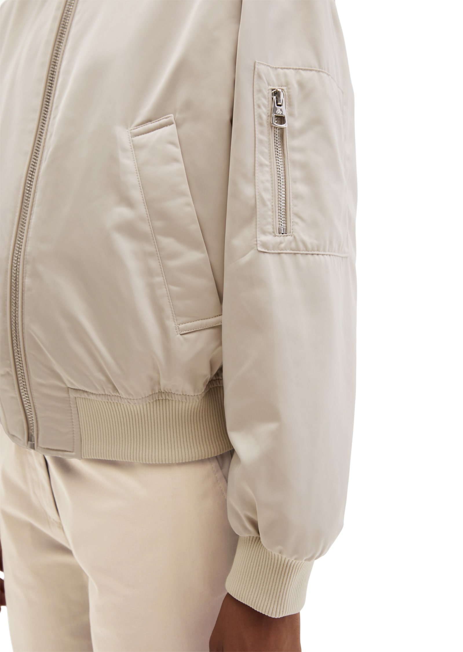 Marc O'Polo Blouson ohne Kapuze regular Fit, mit praktischen Eingrifftaschen, leicht gefüttert