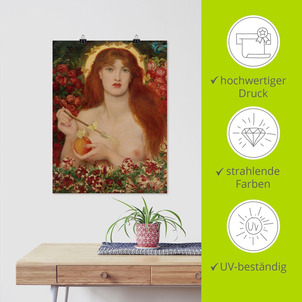 Artland Kunstdruck »Venus Verticordia«, Gottes Bilder, (1 St.)