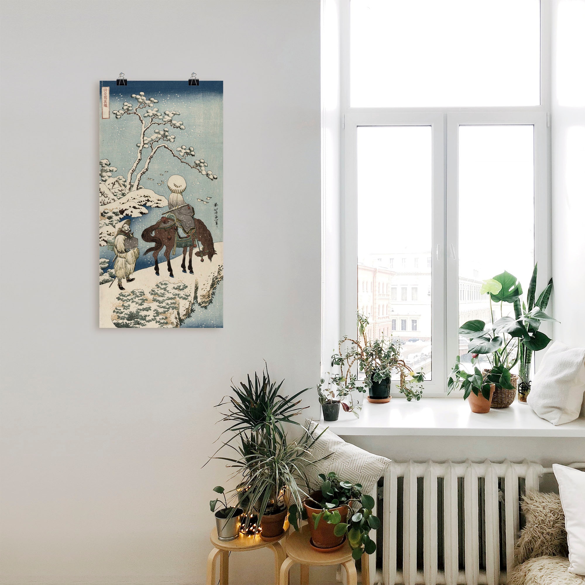 Artland Kunstdruck »Der chinesische Dichter Su Dongpo«, Mann, (1 St.), als Leinwandbild, Wandaufkleber oder Poster in versch. Größen