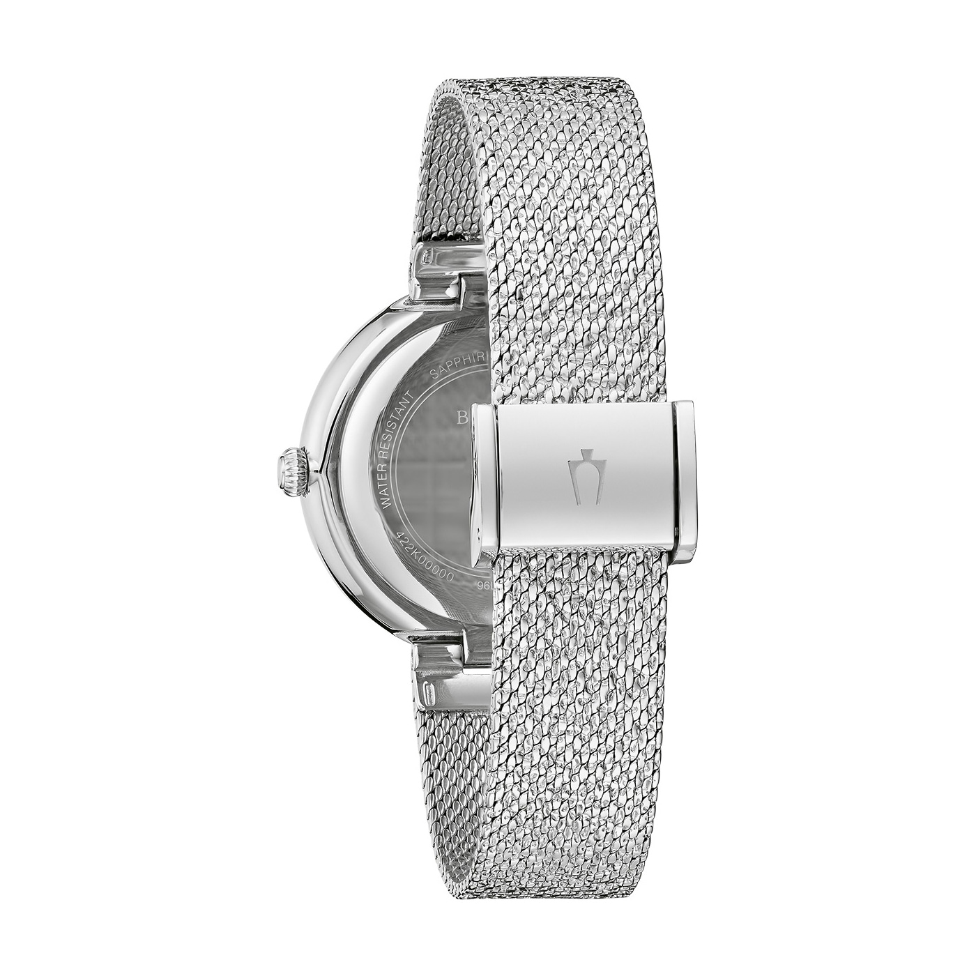 Bulova Quarzuhr »Goddess of Time« Armbanduhr, Damenuhr, Edelstahlarmband, analog, Kristallsteine