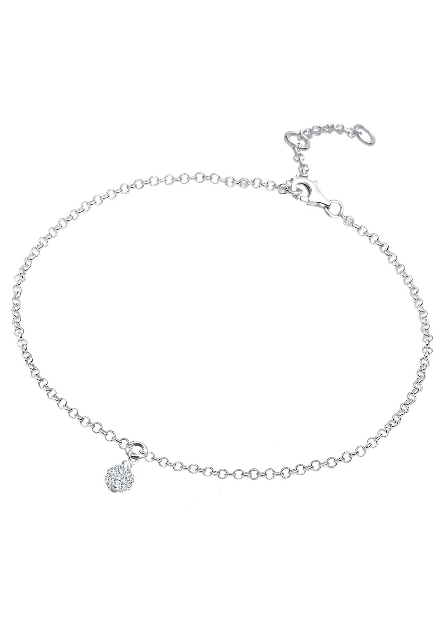 Elli Armkette »Armband Armkette Kugel Kristalle 925 Silber«