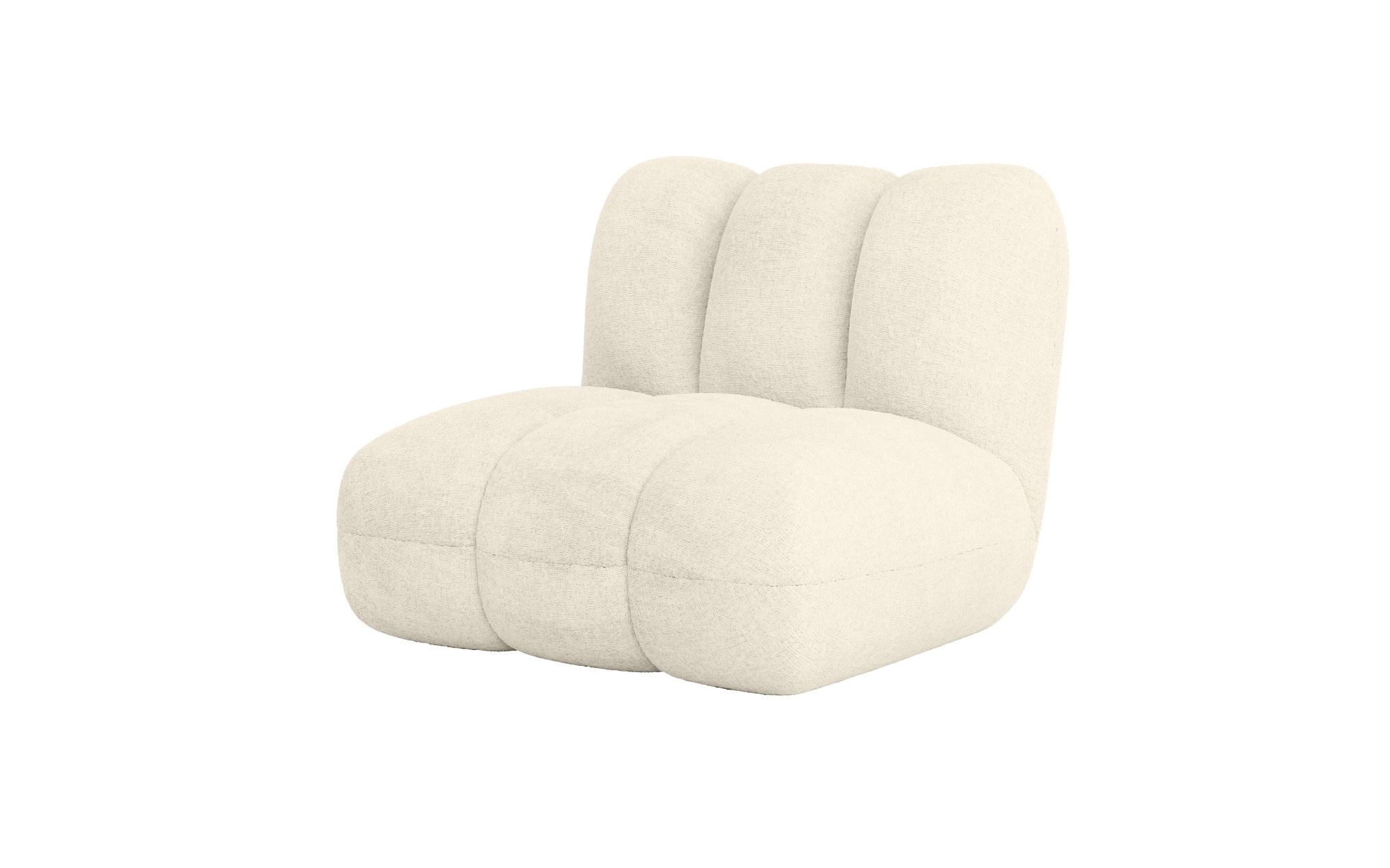 LeGer Home by Lena Gercke Sessel »Priya Loungesessel, moderne Steppung, auch in Bouclé«, perfektes Einzelstück, gemütlich und modern, B/T/H: 90/106/84 cm