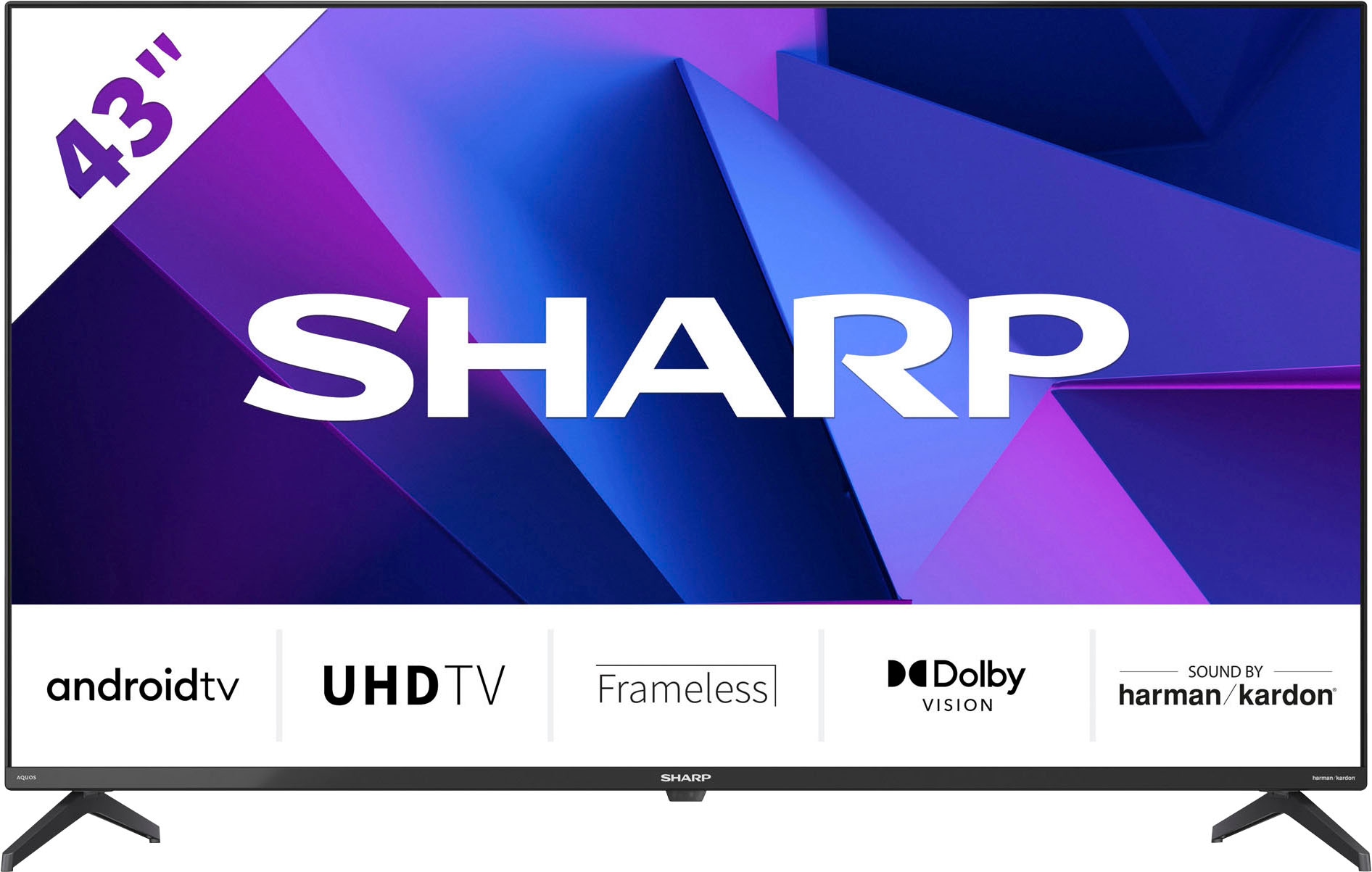 Sharp LED-Fernseher, 108 cm/43 Zoll, 4K Ultra HD, Android TV-Smart-TV