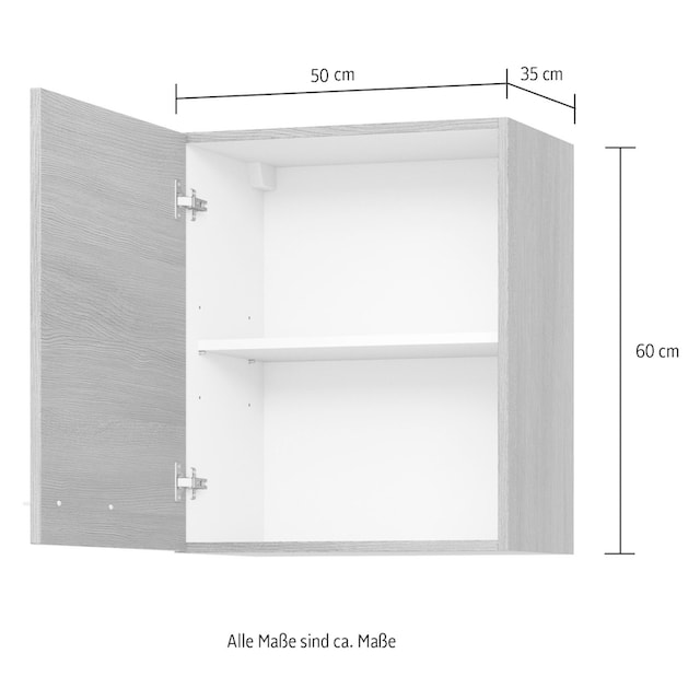 Express Küchen Hängeschrank »Trea O50-60«, inklusive Einlegeboden, Breite  50 cm, Höhe 60 cm bequem kaufen