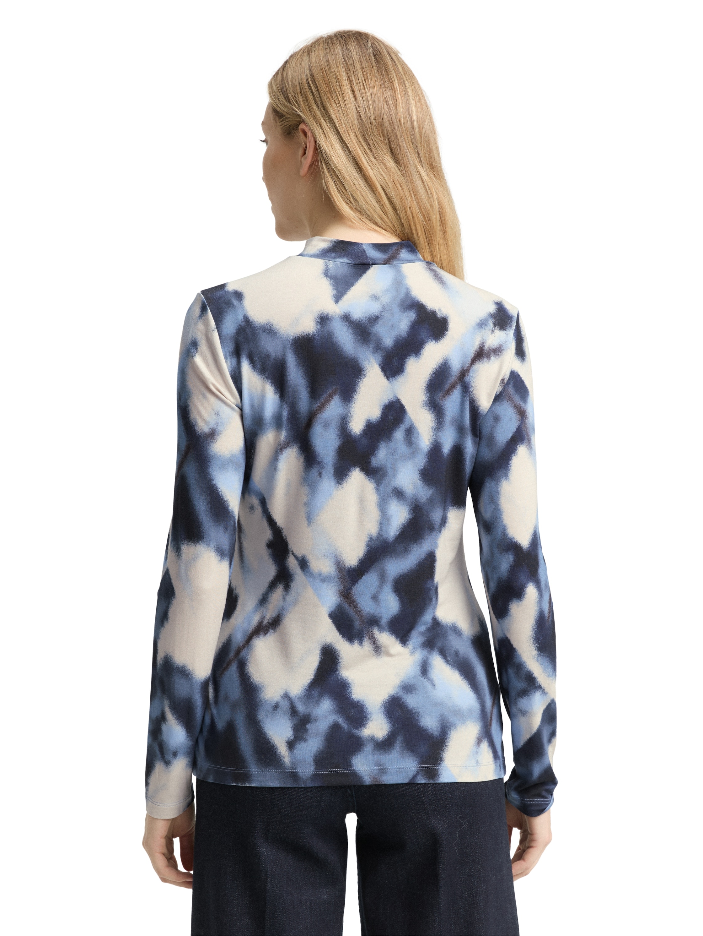 TOM TAILOR Langarmshirt »Fied« mit All-Over Print