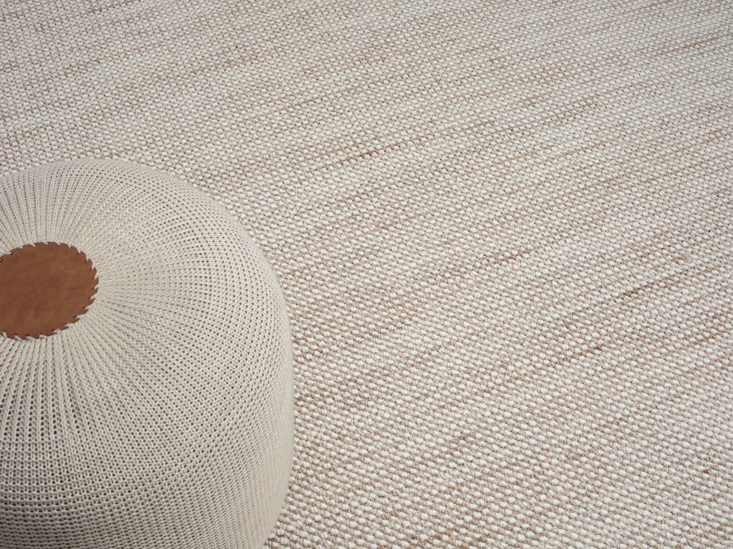 Myflair Möbel & Accessoires Teppich »Ava«, rechteckig, 7 mm Höhe, Uni Farben, meliert, Sisal-Optik, auch in rund erhältlich, mit Fransen