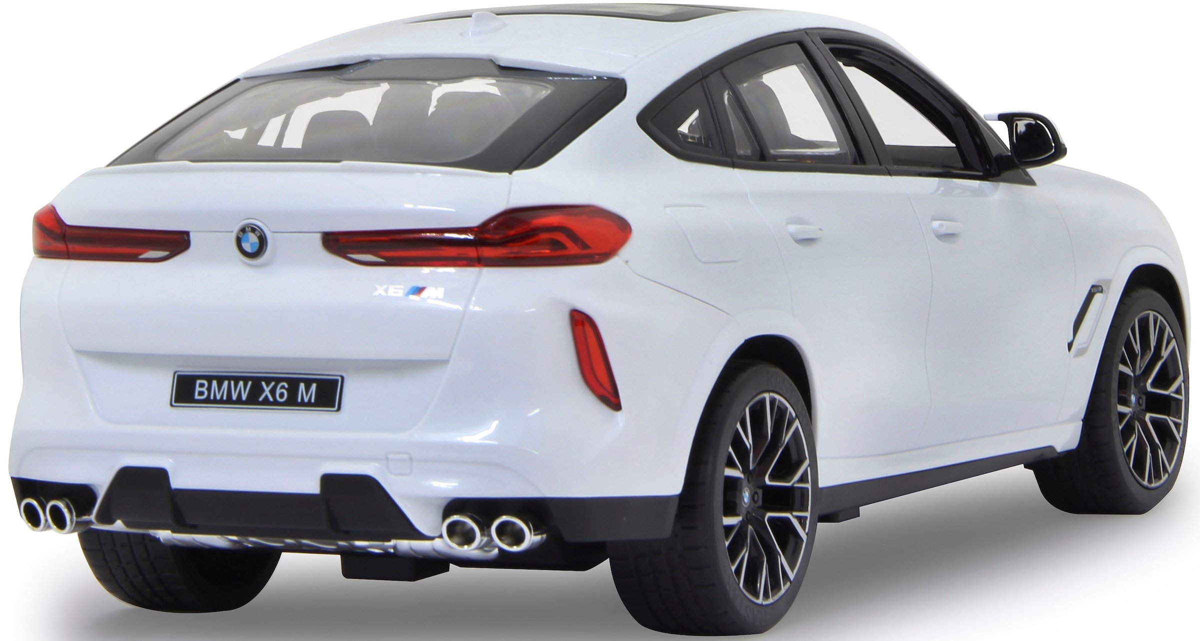 Jamara RC-Auto »Deluxe Cars, BMW X6 M 1:14, weiß - 2,4 GHz«, mit LED-Lichtern