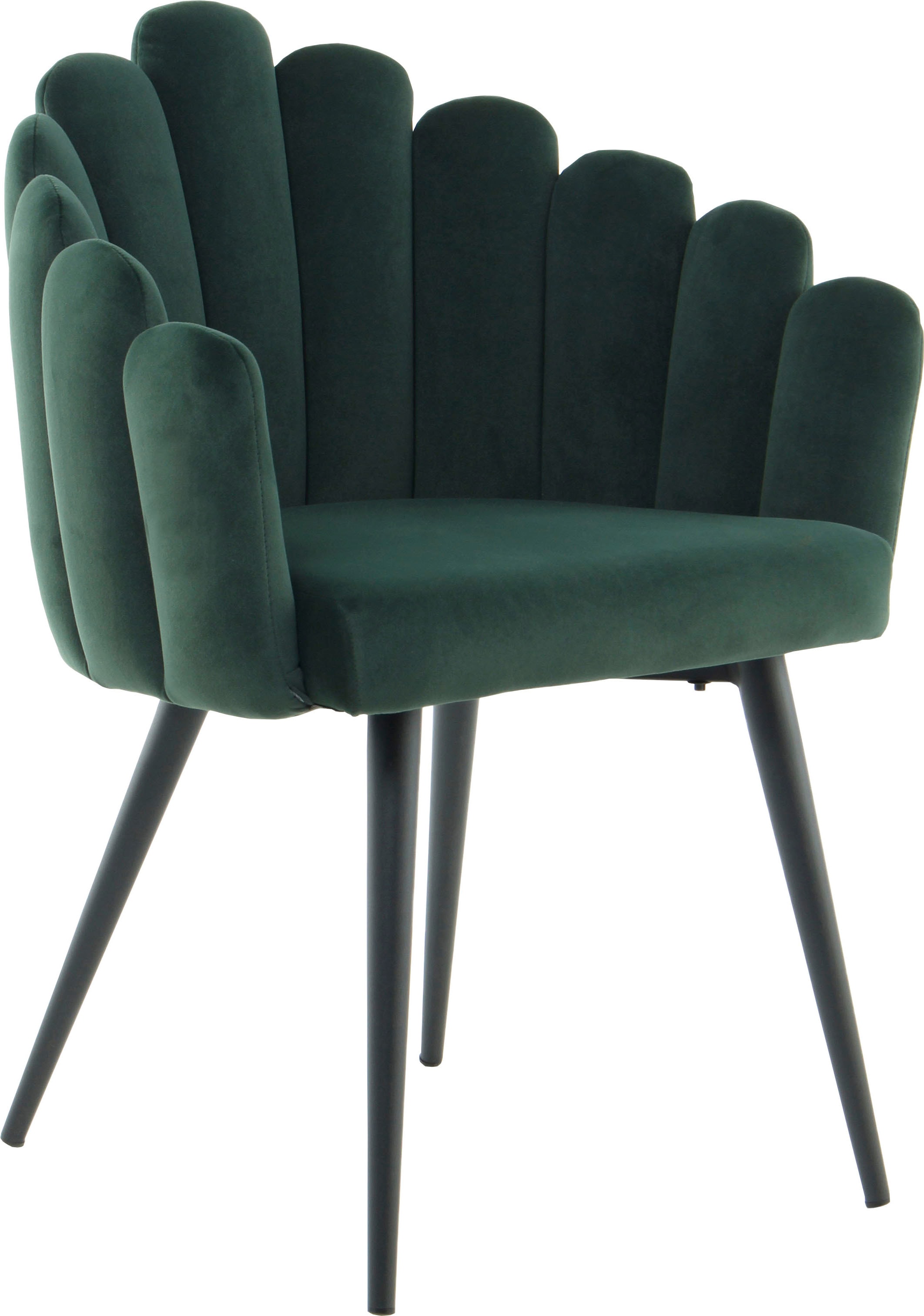 Kayoom Polsterstuhl »Stuhl Jeane 625, mit samtweichem Bezug, bequem und gemütlich« () 1 Stk.samtweicher Bezug, modern, bequem und gemütlich, mit samtweichem Bezug