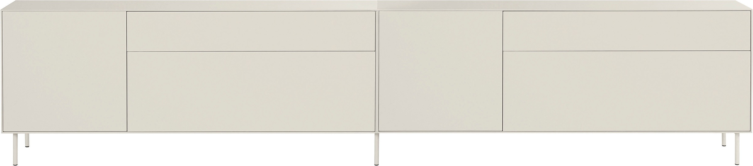 LeGer Home by Lena Gercke Lowboard »Essentials«, (2 St.), Breite: 334cm, MDF