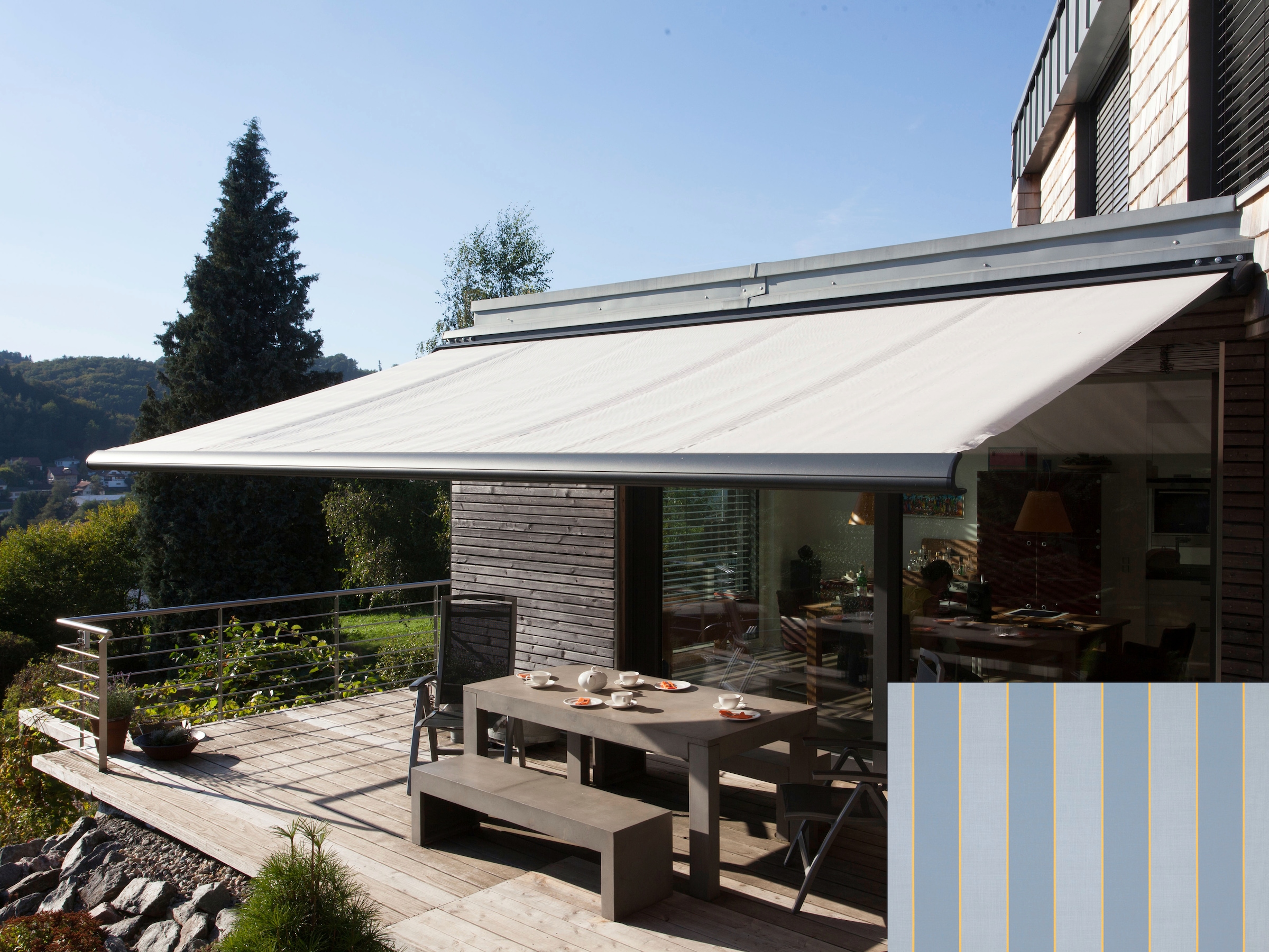 Wismar Kassettenmarkise »Classic S-Compact«, Breite: 550 cm, Ausfall: 300 cm