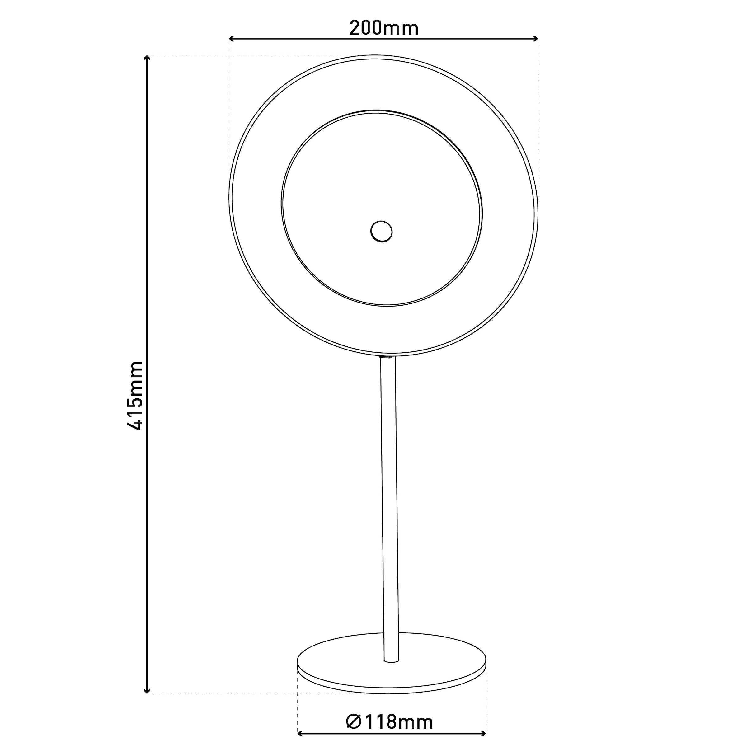 näve LED Solarleuchte »Solan« LED-Modul 1 Stk. Warmweiß 4in1 Akku-Solar-Tisch-Hängeleuchte, Touchschalter, USB, dimmbar