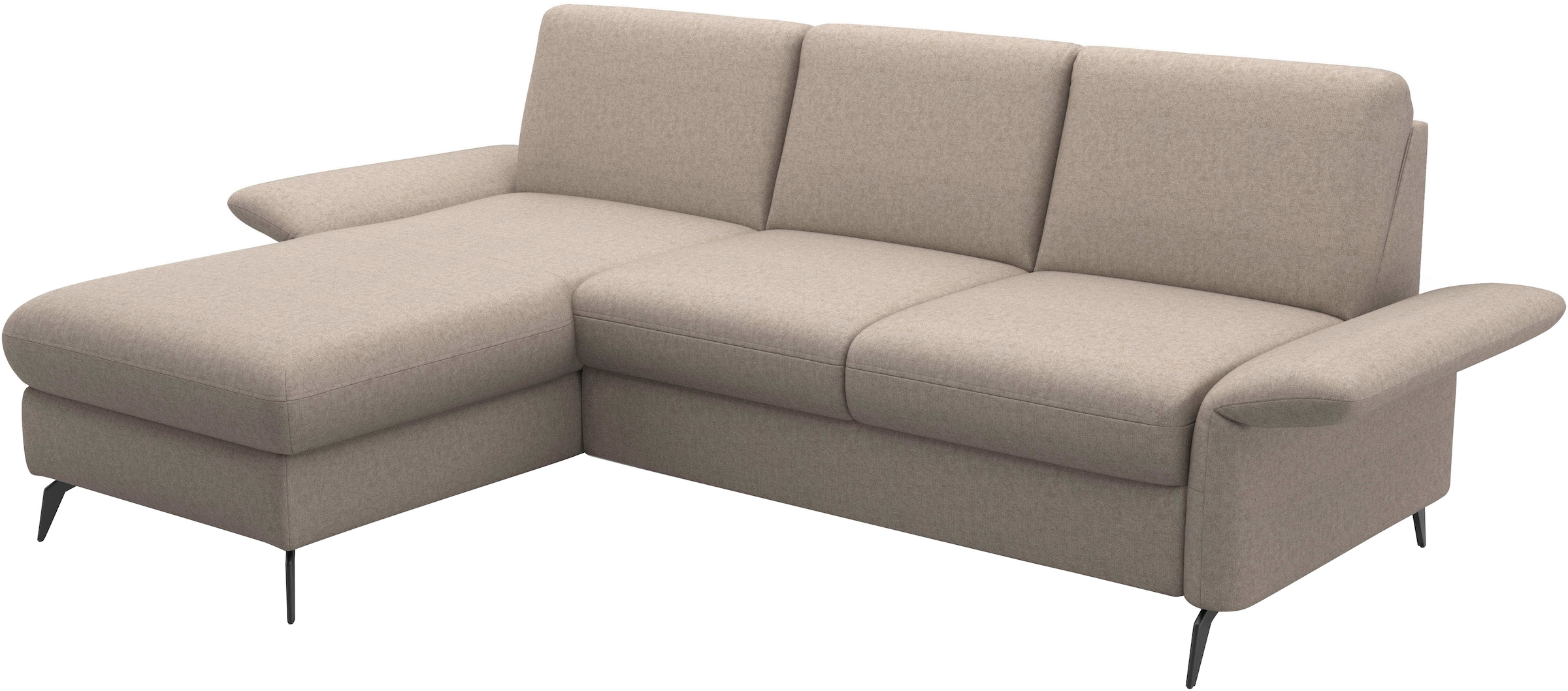 Home affaire Ecksofa »Rochelle«, optional: Armteilverstellung, klappbar, Bettkasen