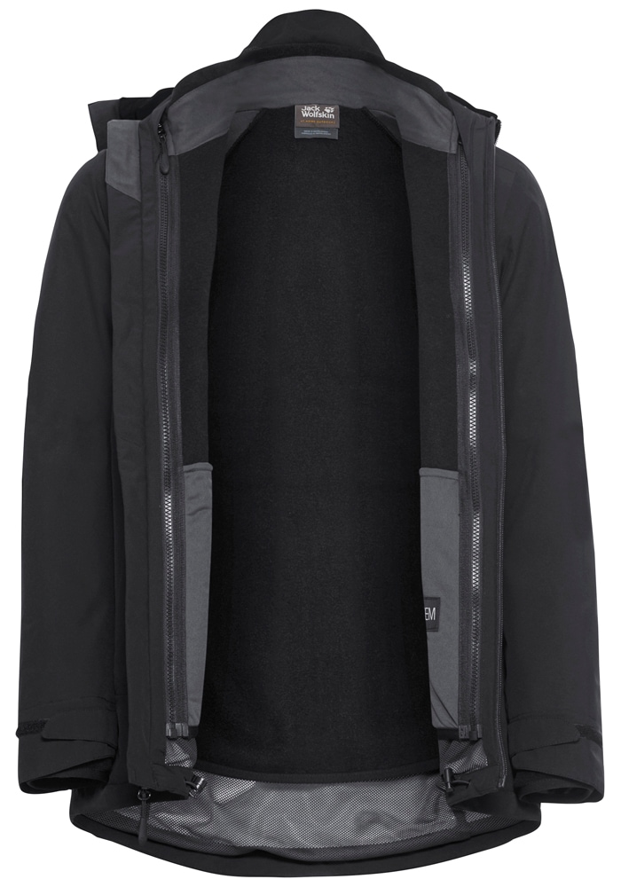 Jack Wolfskin »MOONRISE 3IN1 JKT W« mit Kapuze