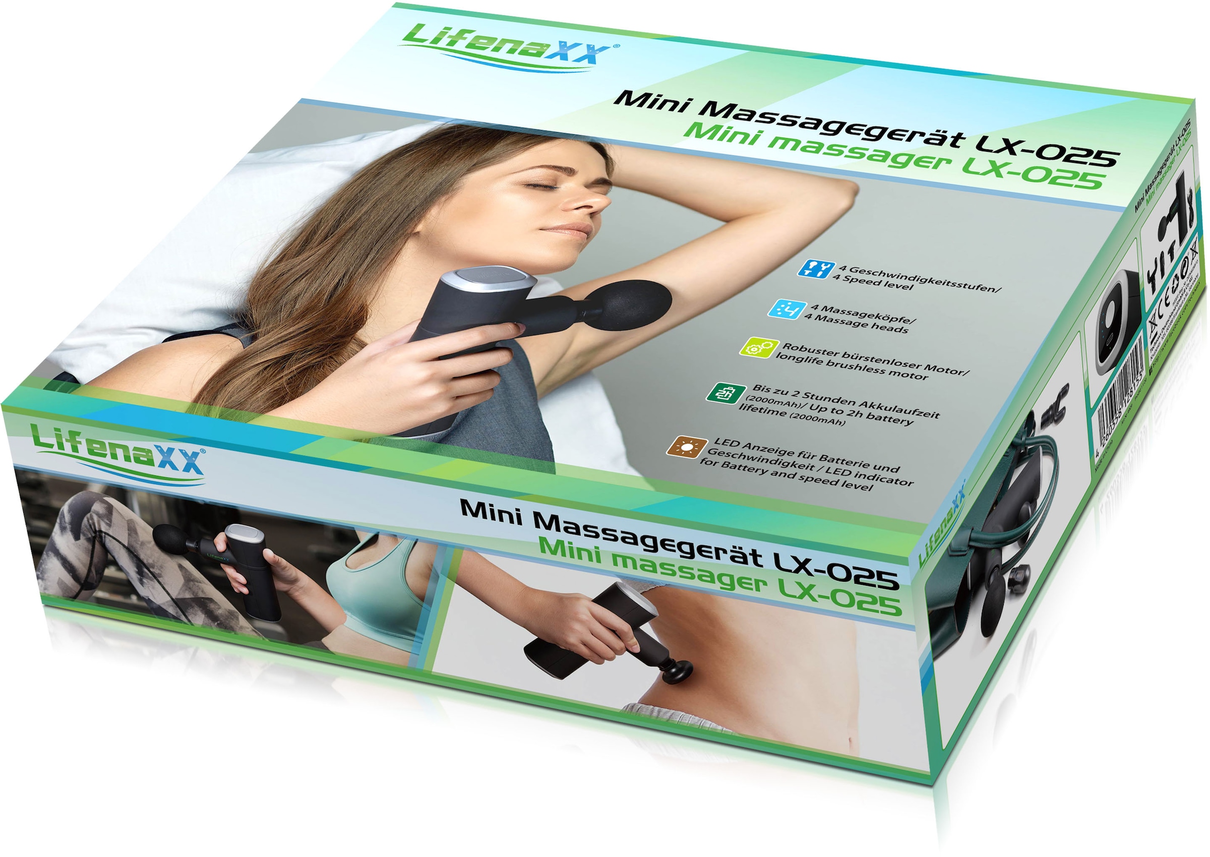 Lifenaxx Massagepistole »LX-025«