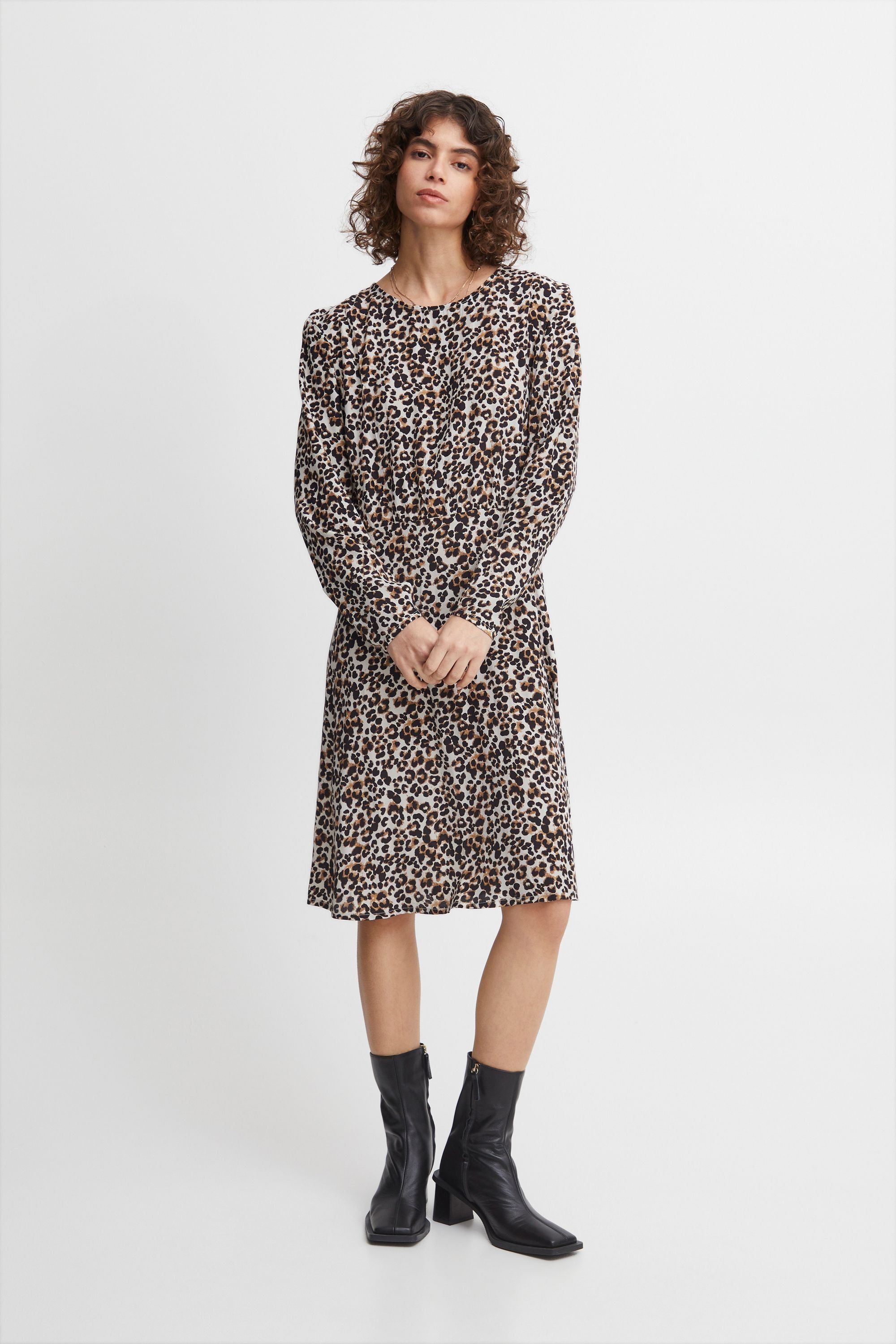 Ichi A-Linien-Kleid »Kleid IHElima«
