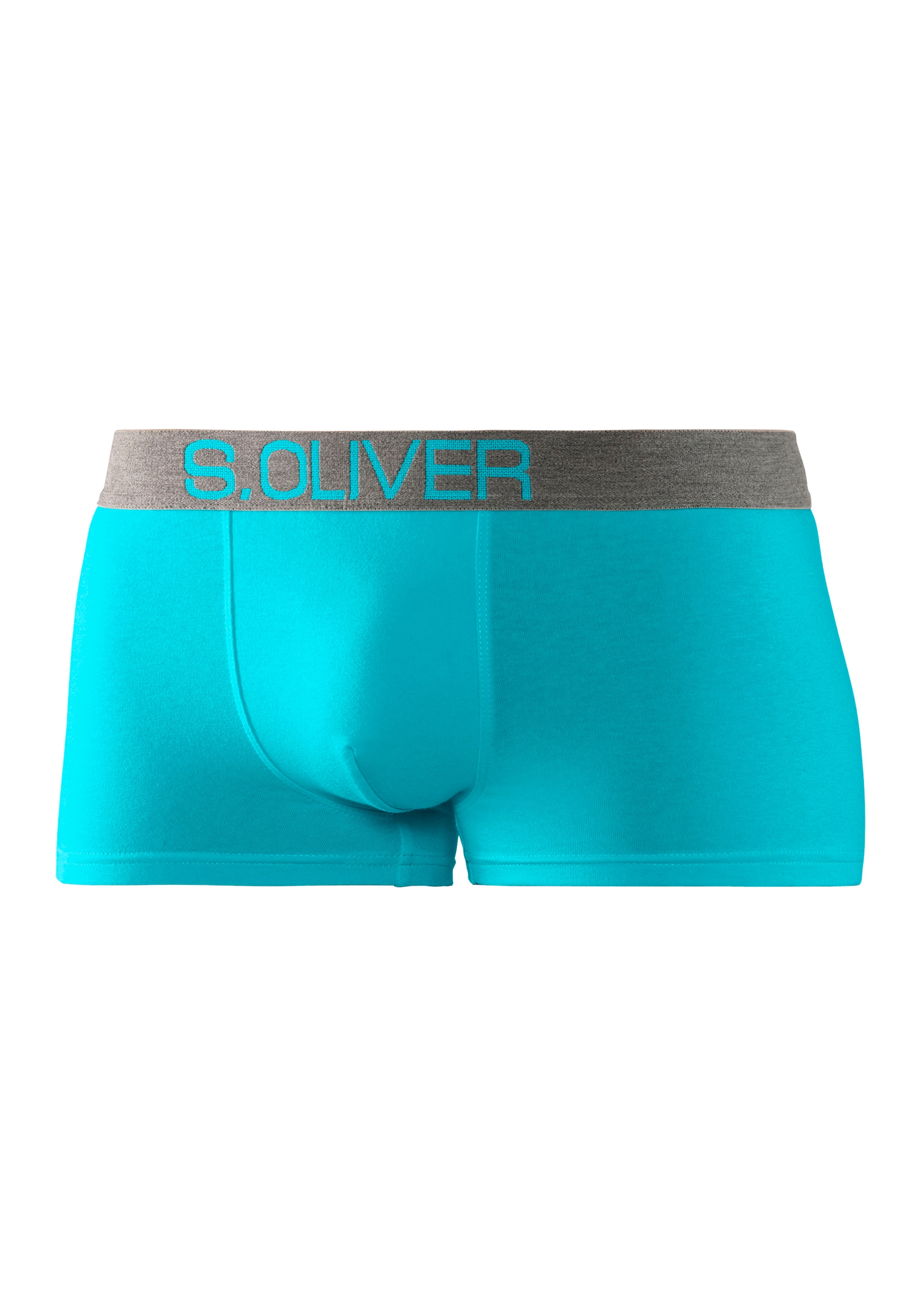 s.Oliver Hipster, (Packung, 4 St.), knapp sitzende Boxershorts für Herren aus Baumwoll-Mix