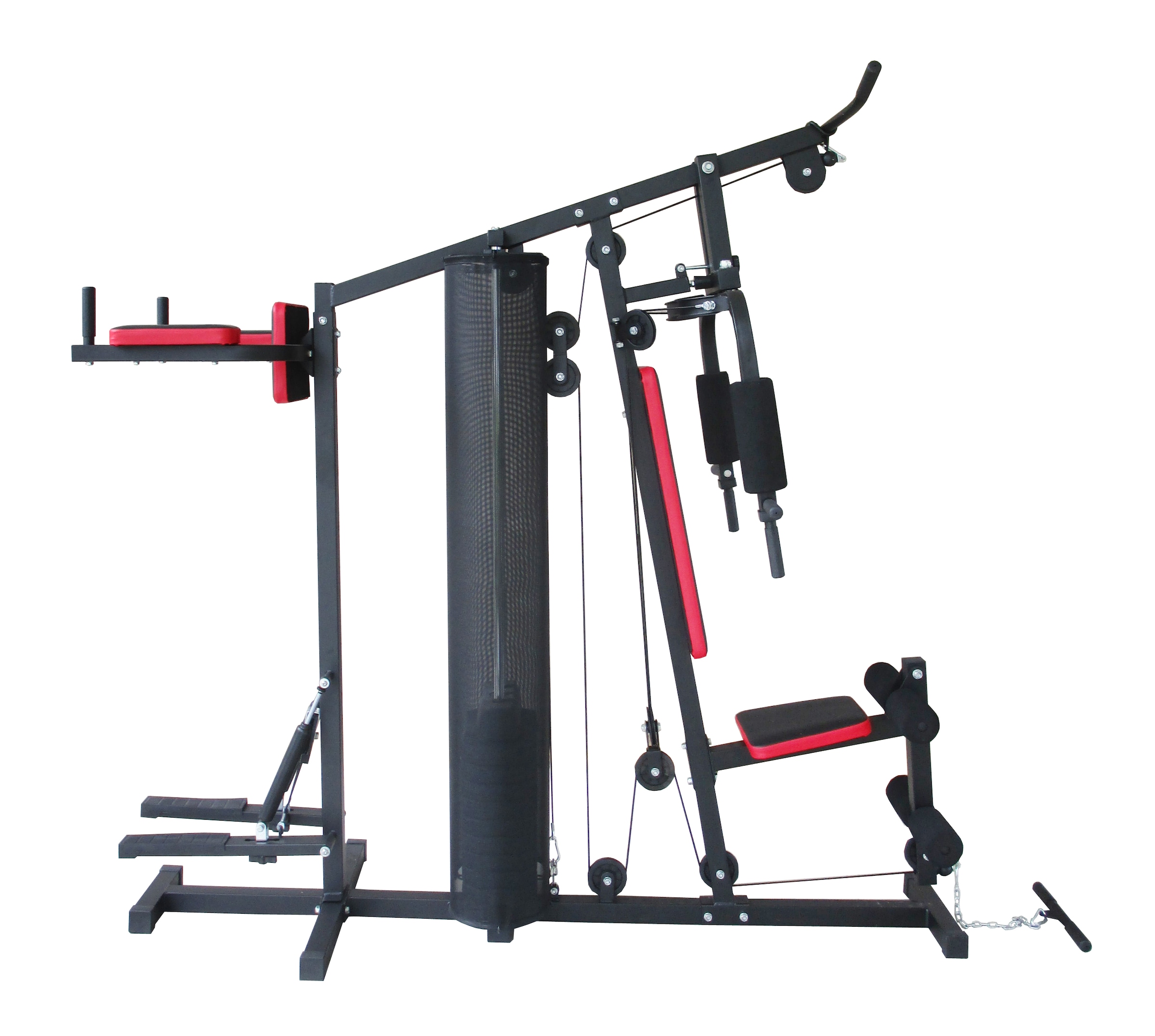 MOTIVE FITNESS by U.N.O. Kraftstation »Multi-Gym Challenge«, 10 Gewichtsblöcke, (Butterflystange, Latzug, Ruderfunktion und mehr), multifunktionale Fitnessstation, max. Trainingsgewicht 100 kg