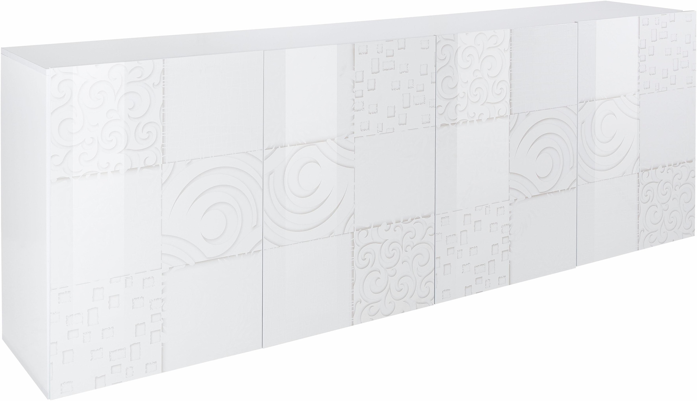 Sideboard Siebdruck mit Rechnung LC kaufen cm Breite dekorativem 241 auf »Miro«,