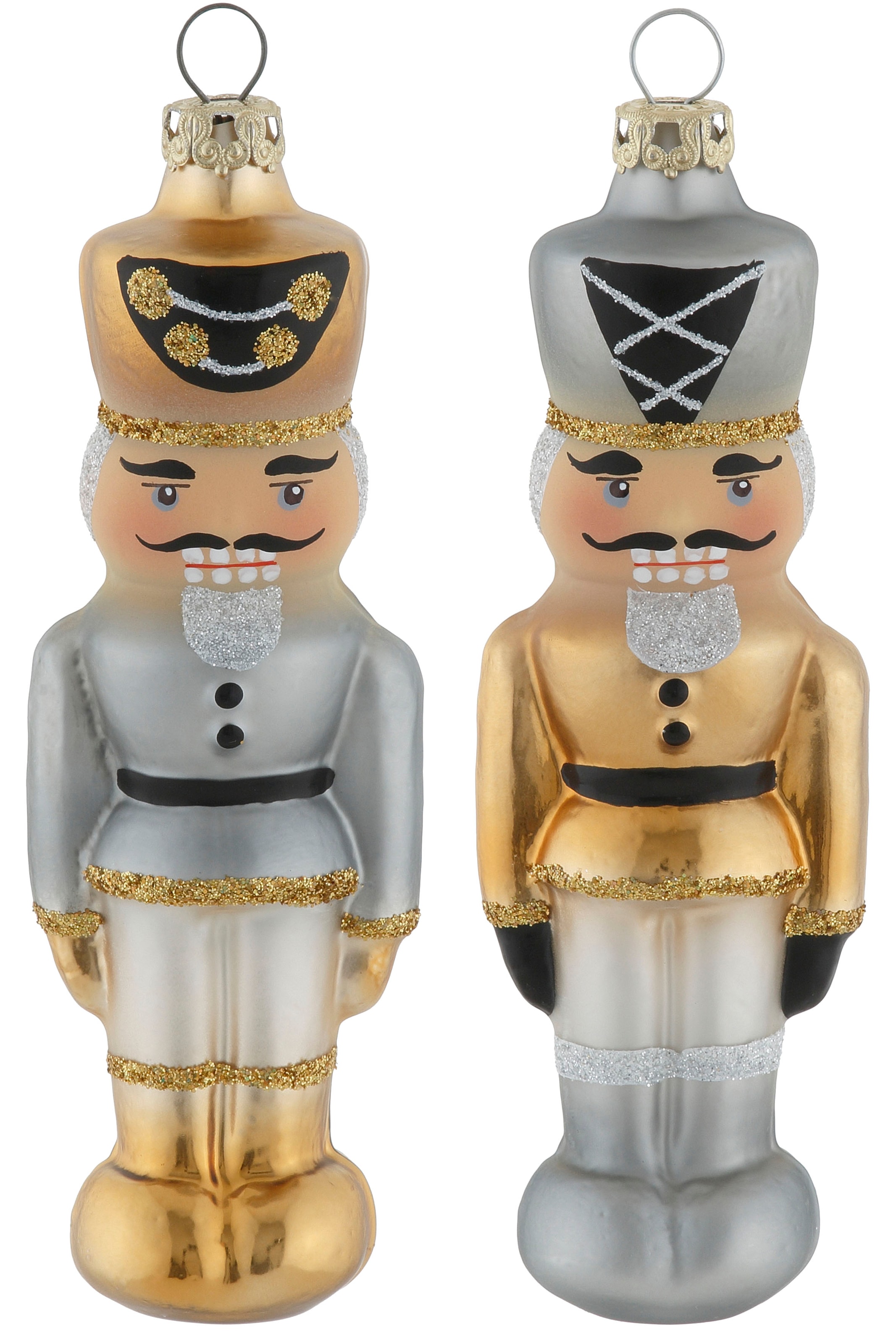 Thüringer Glasdesign Christbaumschmuck »Black&White&Gold, Weihnachtsdeko,... kaufen