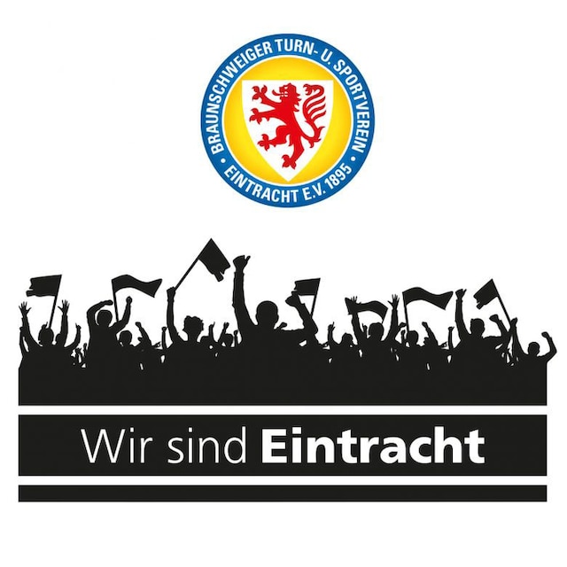 Wall-Art Wandtattoo »Eintracht Braunschweig Fans Logo«, (1 St.) auf Raten  bestellen