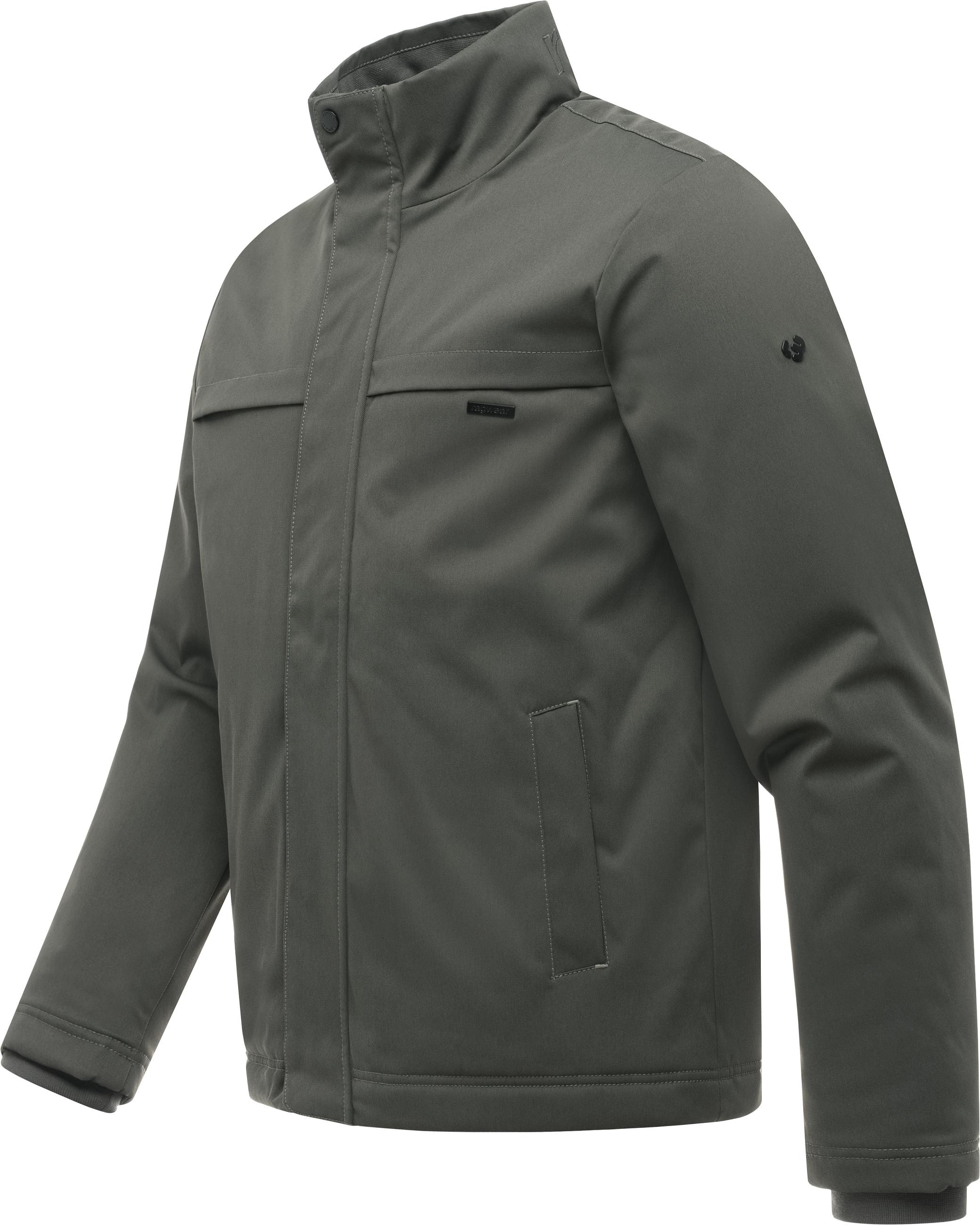 Ragwear Winterjacke »Outdoorjacke Dunore Y« ohne Kapuze Warme Jacke mit Stehkragen