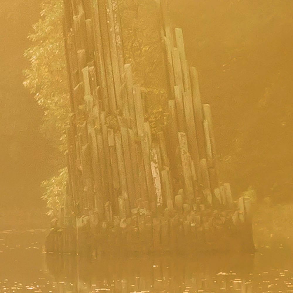 Komar Fototapete »Digitaldruck Vlies - Devil's Bridge - Größe 400 x 250 cm«, bedruckt, Wohnzimmer, Schlafzimmer