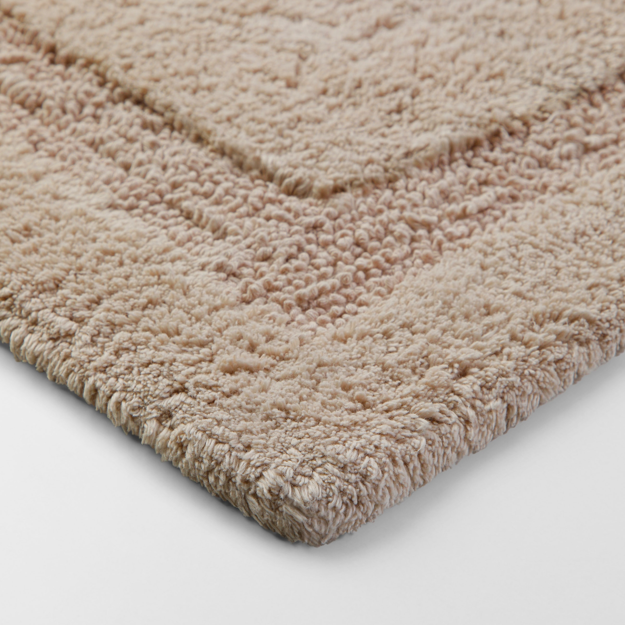 OTTO home Badematte »Meellor, uni, viele Farben, Badvorleger, Badezimmer Teppich« Höhe 20 mm rutschhemmend beschichtet fußbodenheizungsgeeignet Badteppich, getuftet, modern, Uni, antirutsch, flauschig, Baumwolle