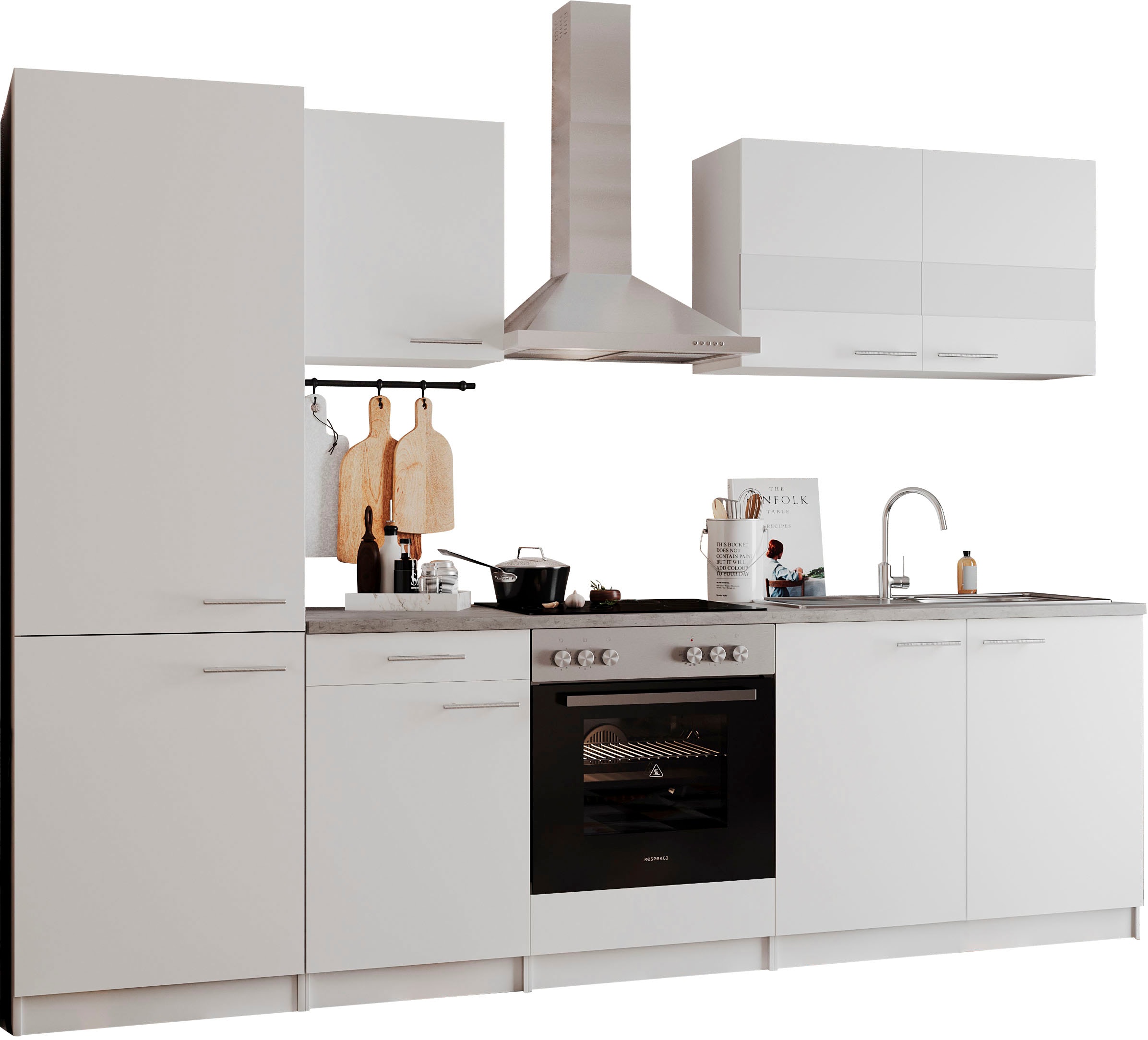 RESPEKTA Küchenzeile »Malia« Breite 270 cm, mit Soft-Close, in exklusiver Konfiguration für OTTO
