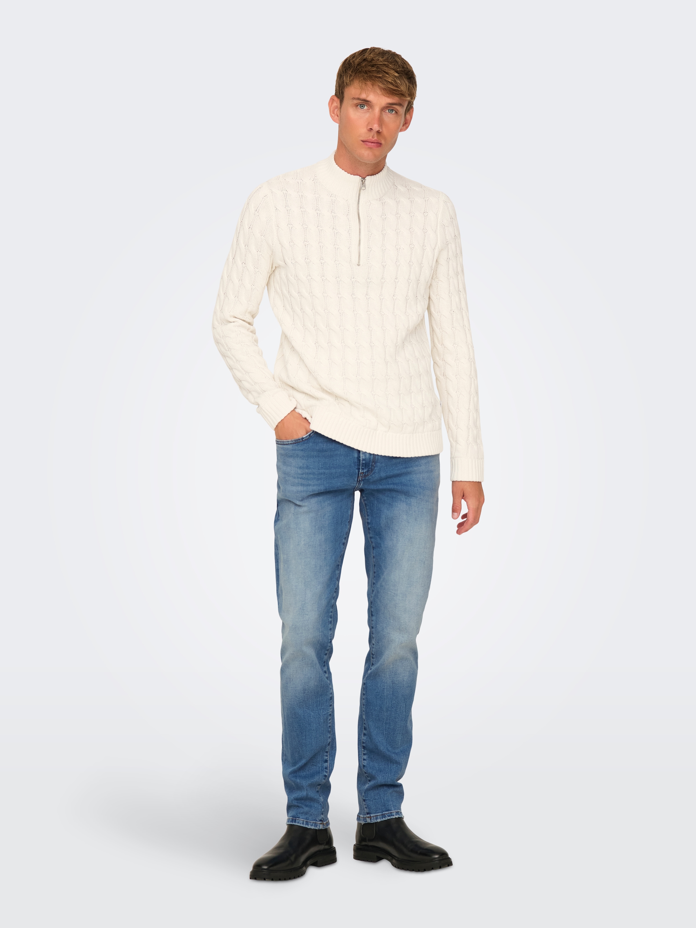 ONLY & SONS Regular-fit-Jeans »ONSWEFT REGULAR MAT DNM NOOS«