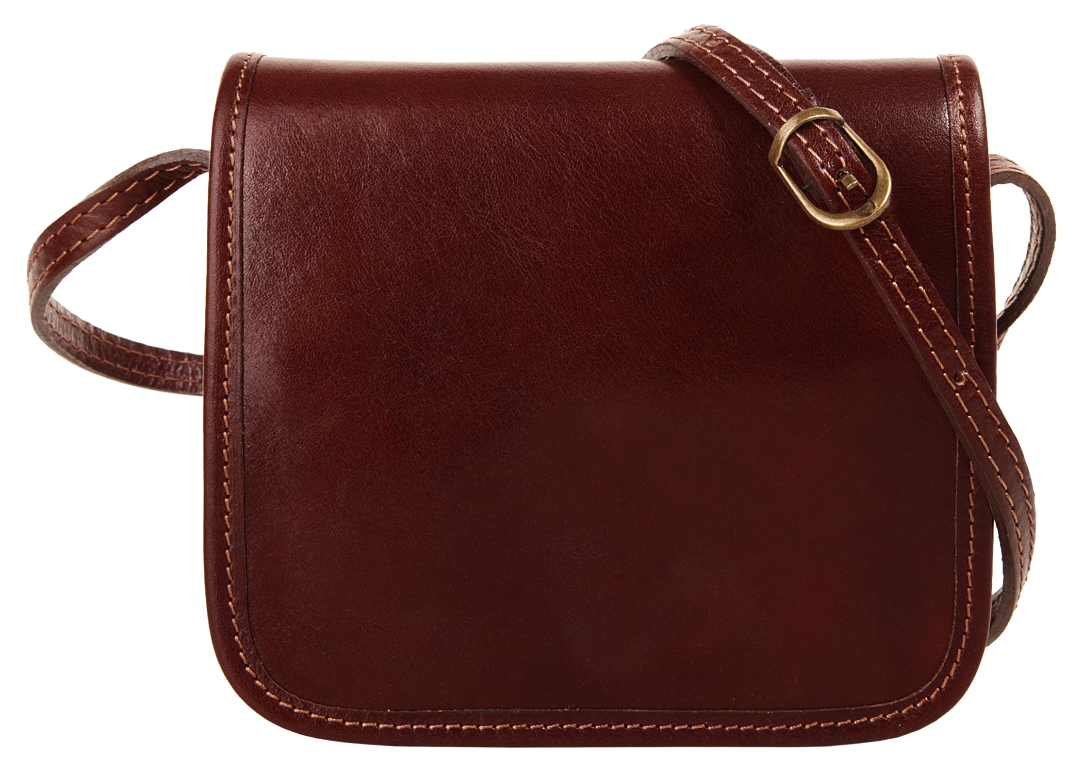 Piké Umhängetasche echt Leder, Made in Italy