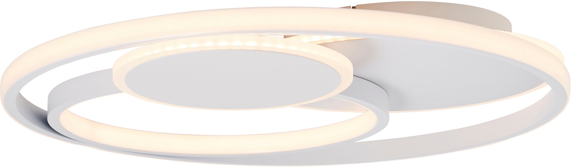 Brilliant LED Garantie Jahren x Metall, mit | matt weiß 1 »Runda«, XXL flammig-flammig, Deckenleuchte dimmbar, kaufen Fernbedienung, 50 50 lm, online 3 5200 cm, CCT