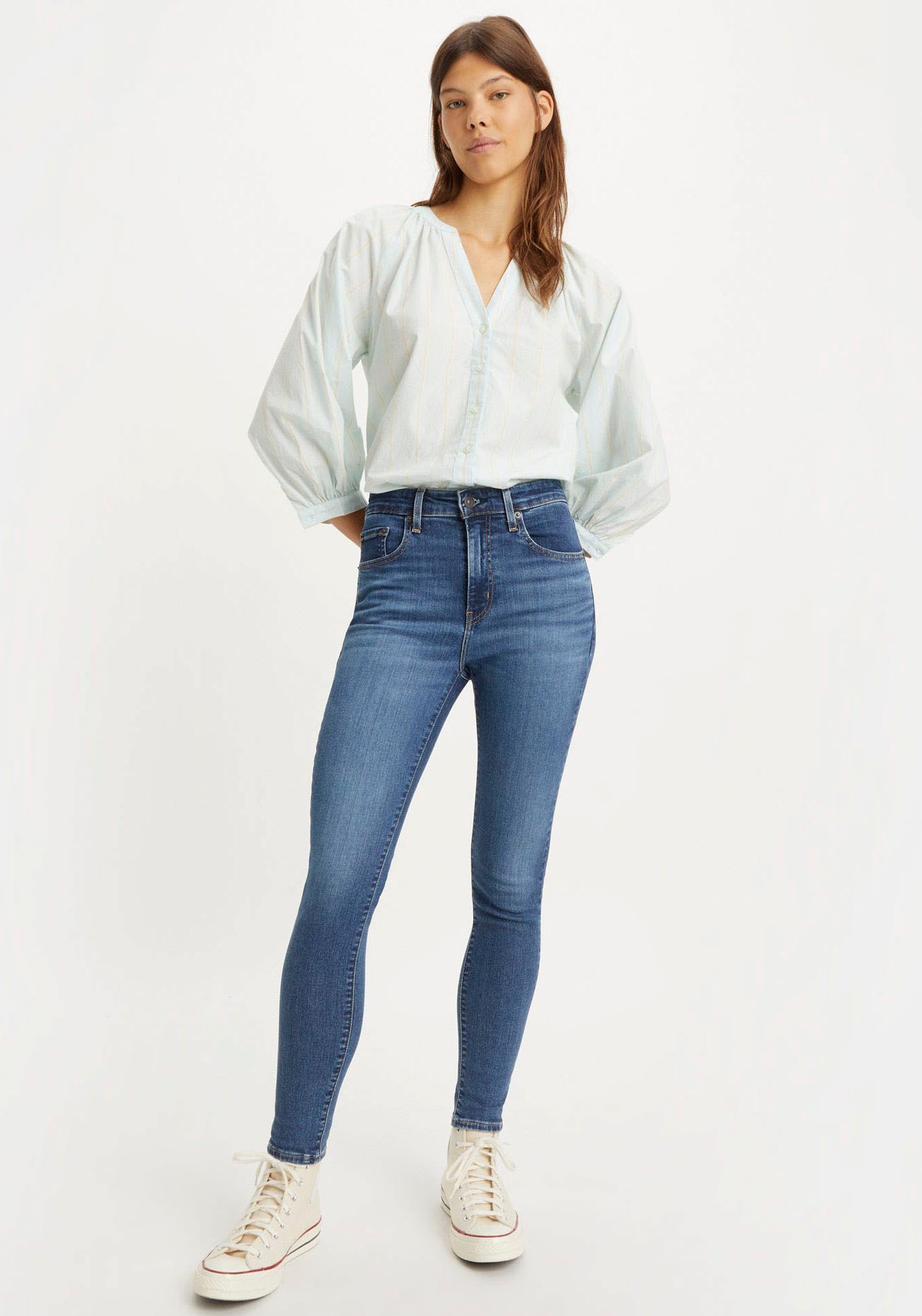 Levi's® Skinny-fit-Jeans »721 High rise skinny«, mit hohem Bund