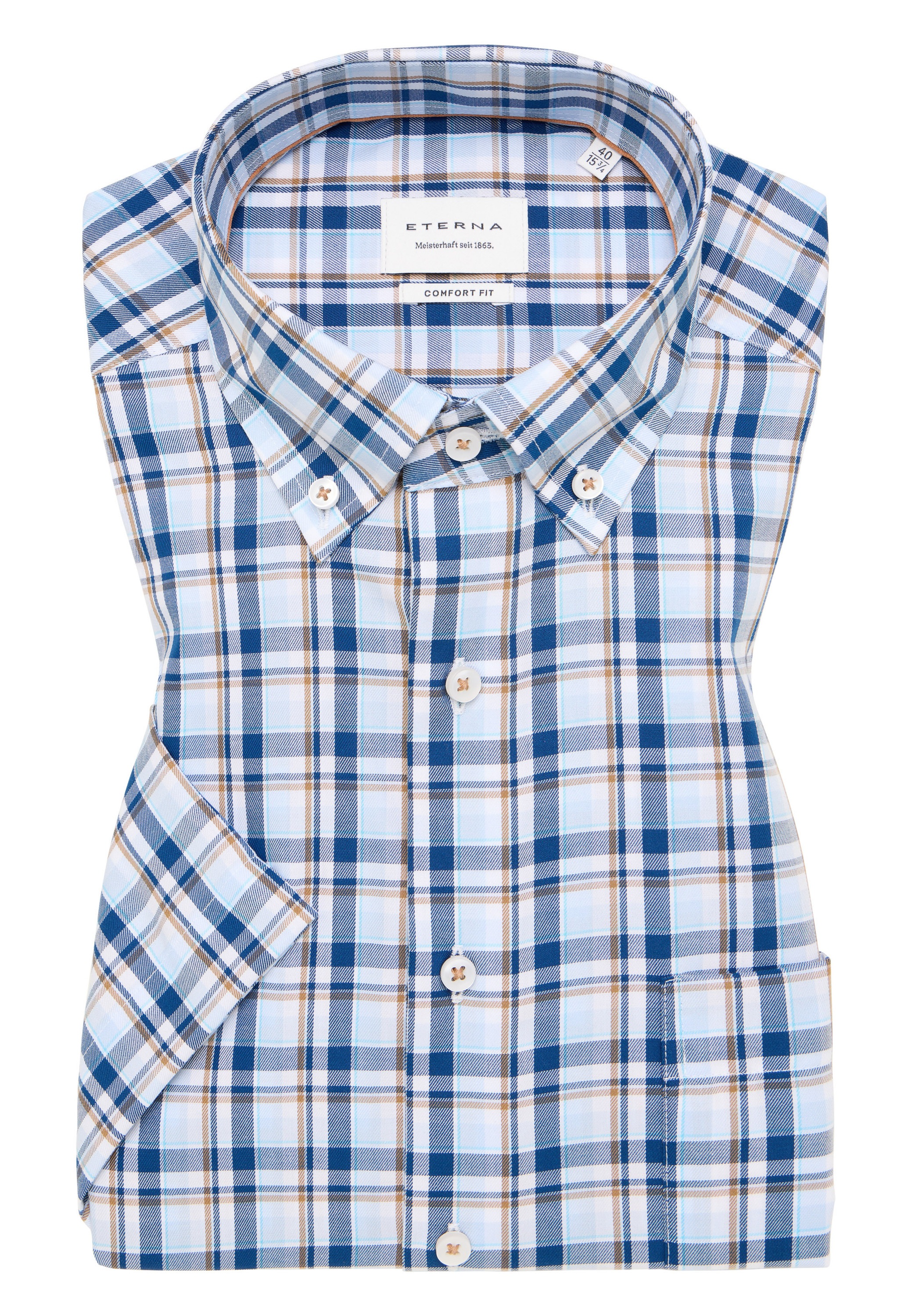 Eterna Kurzarmhemd »COMFORT FIT«, NON IRON (bügelfrei)