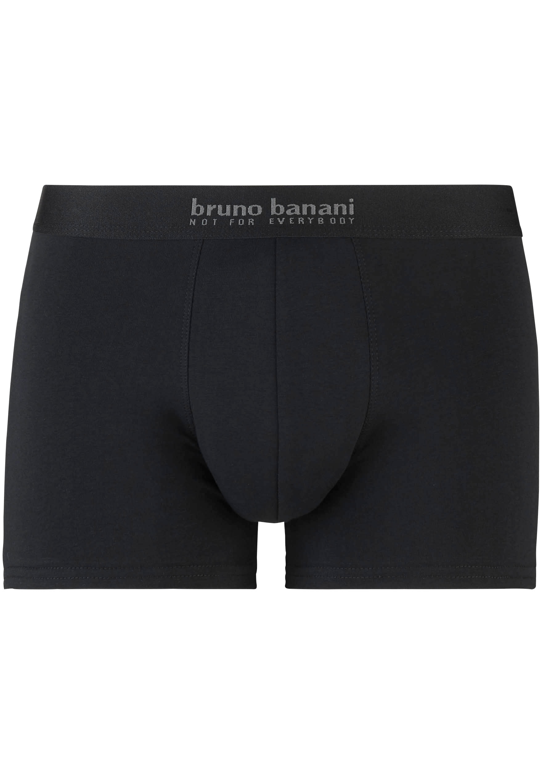 Bruno Banani Boxershorts »Short 3Pack Energy Cotton«, (Packung, 3er-Pack), mit Schriftzug am Bund