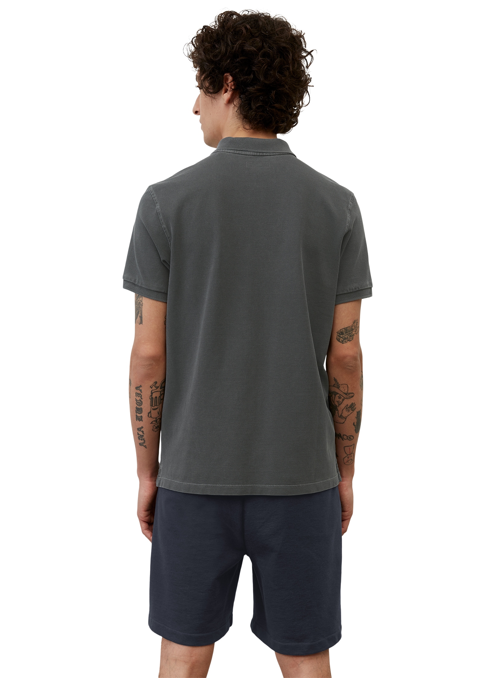 Marc O'Polo Poloshirt mit dezenter Logostickerei