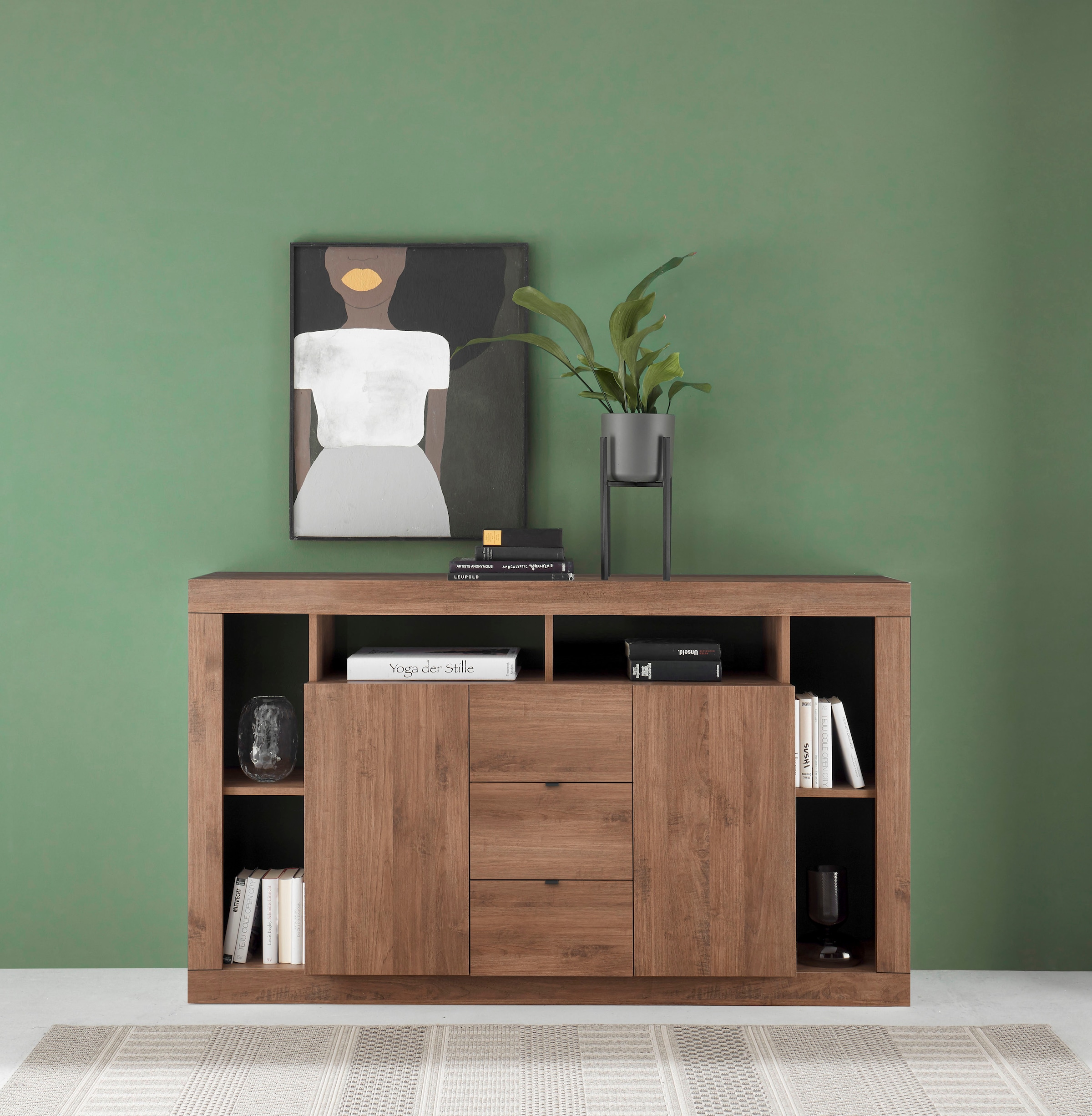 Home affaire Sideboard »Rimini« mit 2 Türen und 3 Schubkästen