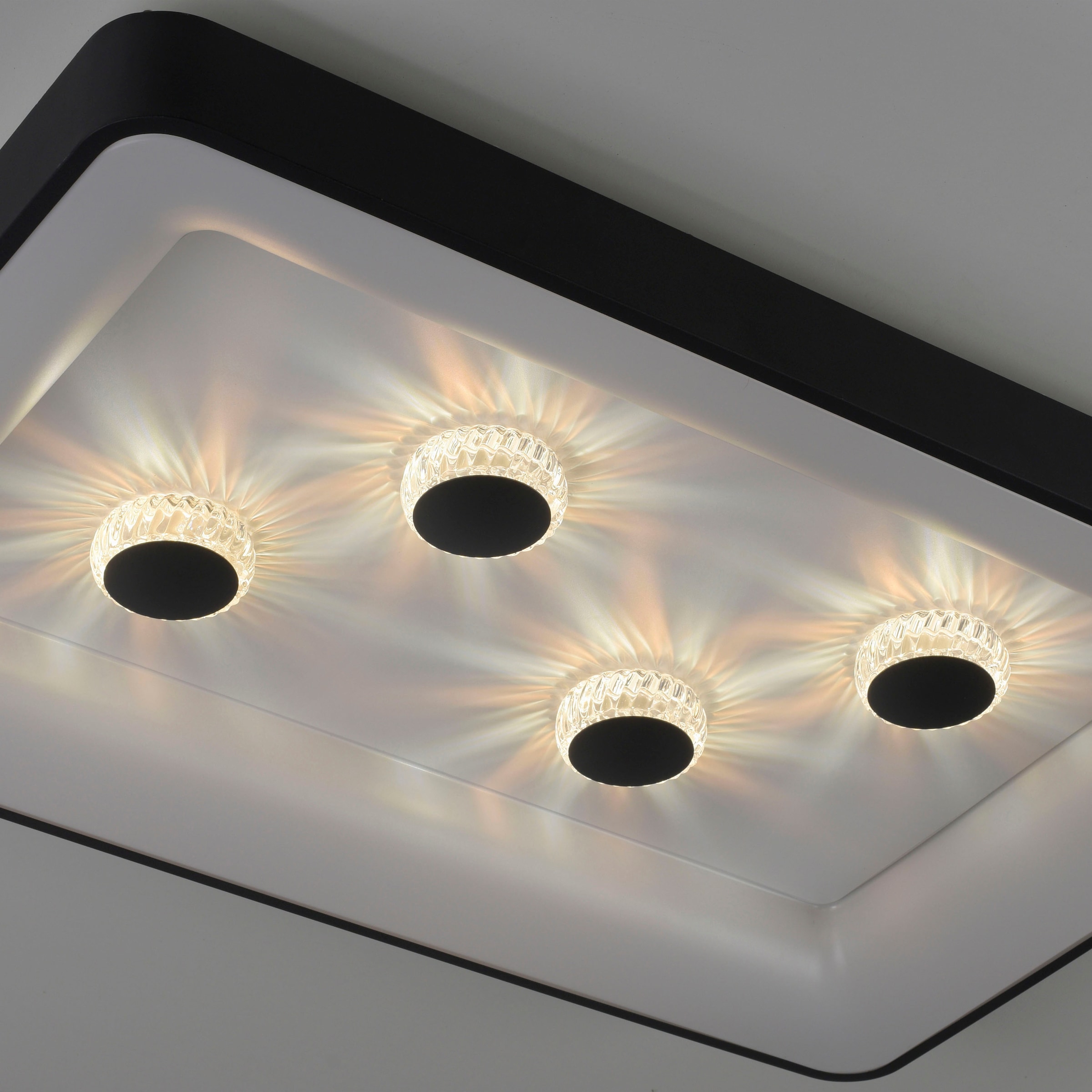 JUST LIGHT Deckenleuchte »VERTIGO« LED-Board 1 Stk. warmweiß - kaltweiß