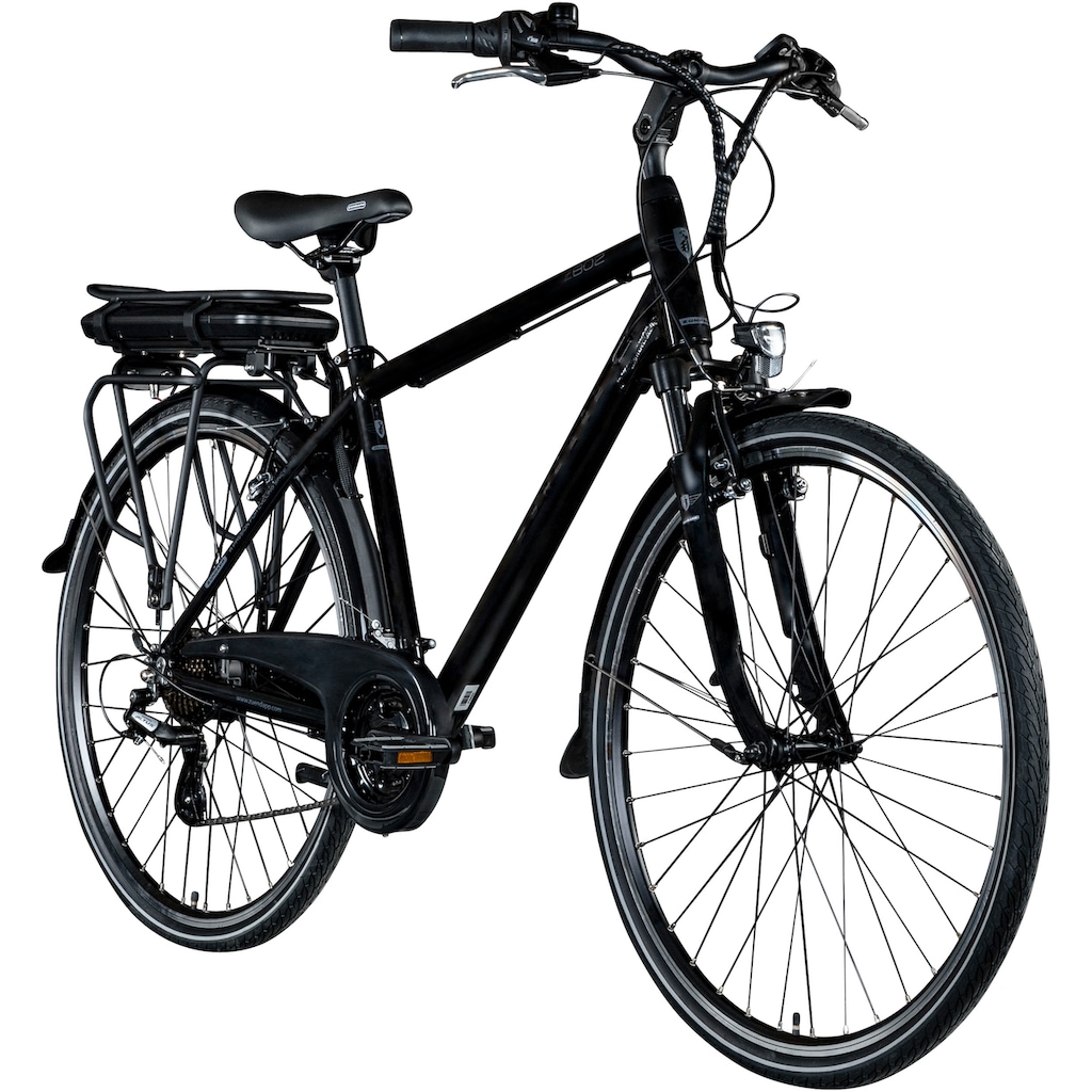 Zündapp E-Bike »Z802 Herren«, 21 Gang, Shimano, Altus RD-M310, Heckmotor 250 W