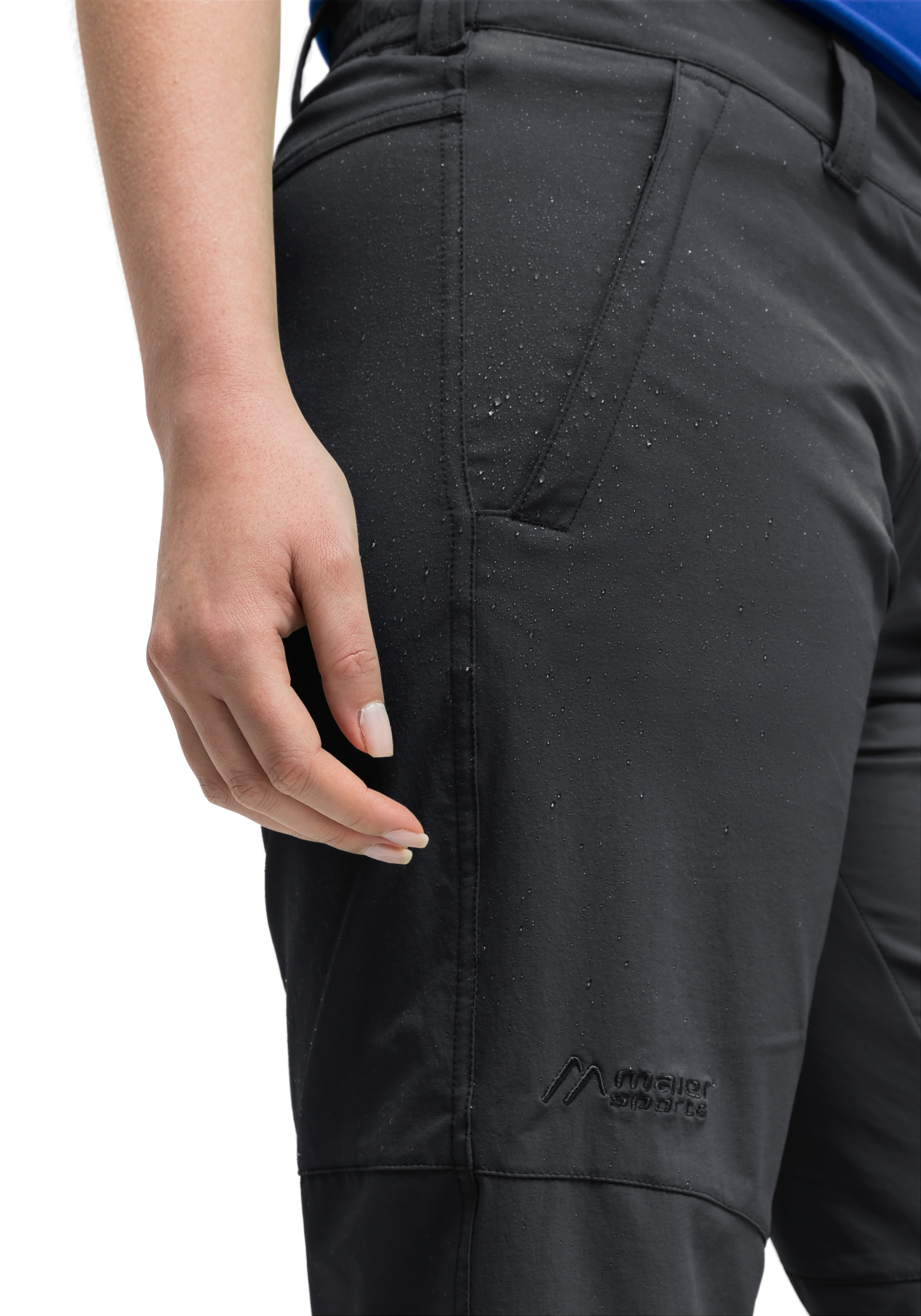 Maier Sports Funktionsshorts »Lawa«, Damen Shorts, kurze Wanderhose, Outdoorhose mit 2 Taschen, Regular Fit