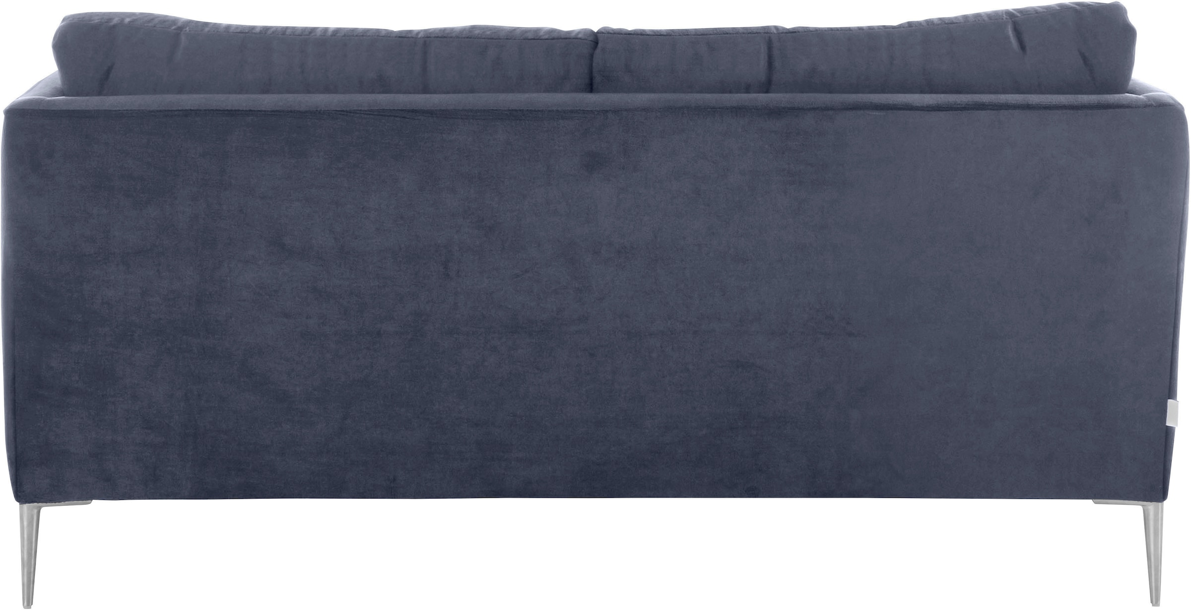 TRENDMANUFAKTUR 2-Sitzer »Chilltime, elegant und bequem, Komfortsitzhöhe 46cm, hoher Fuß«, mit eleganter Kreuznaht in den Rückenkissen, Breite 167 cm