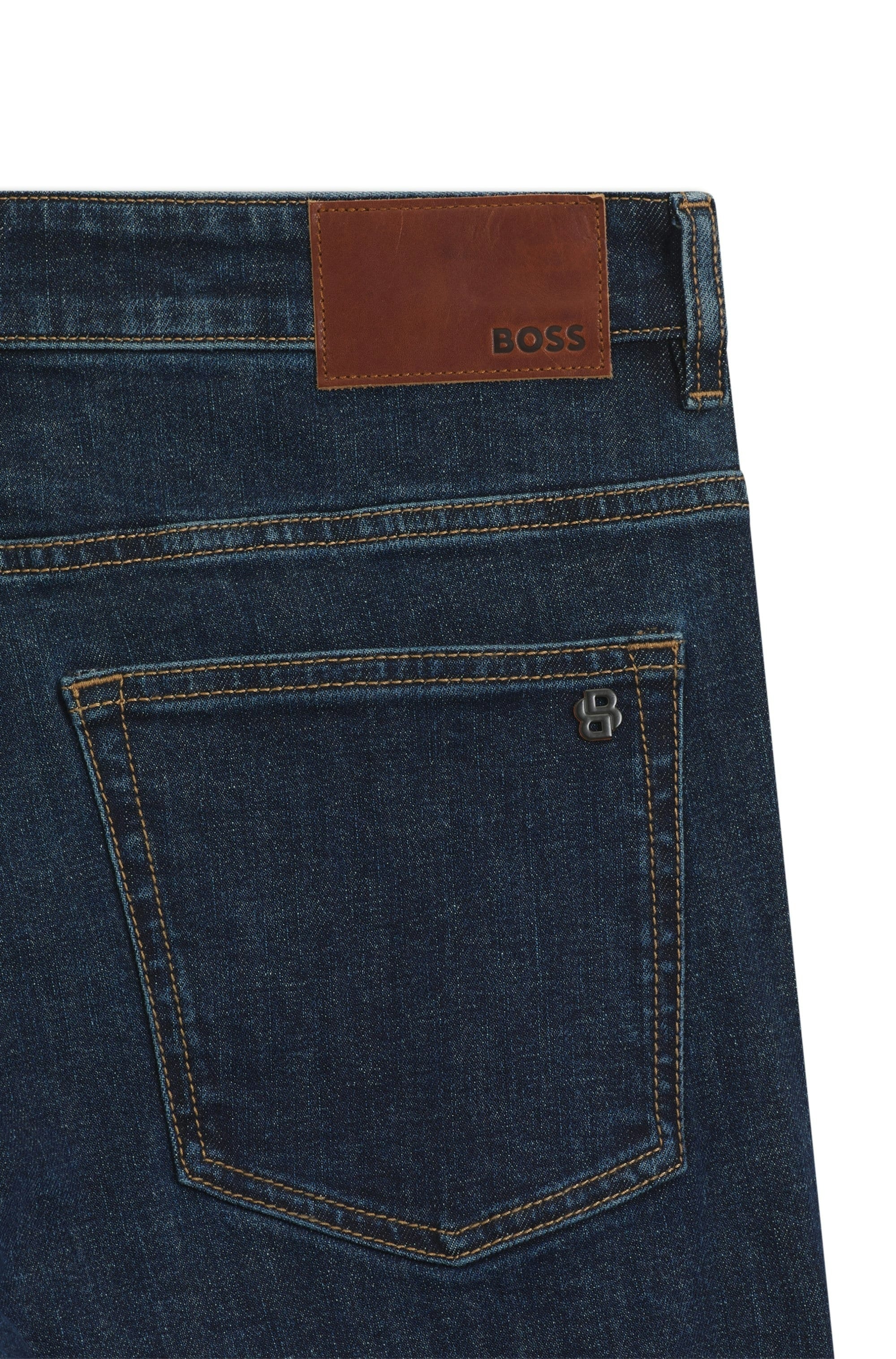 BOSS ORANGE »Delaware Soft-Motion-Denim« Schmale Passform Mittlere Leibhöhe