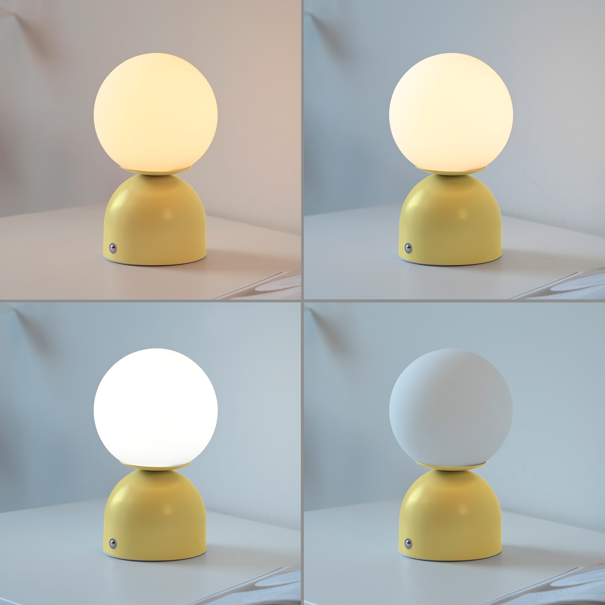 SCHÖNER WOHNEN-Kollektion LED Tischleuchte »RUDI« LED-Board 1 Stk. warmweiß - kaltweiß SCHÖNER WOHNEN Kollektion, CCT 3000-6000K, Touchdimmer, Memoryfunktion