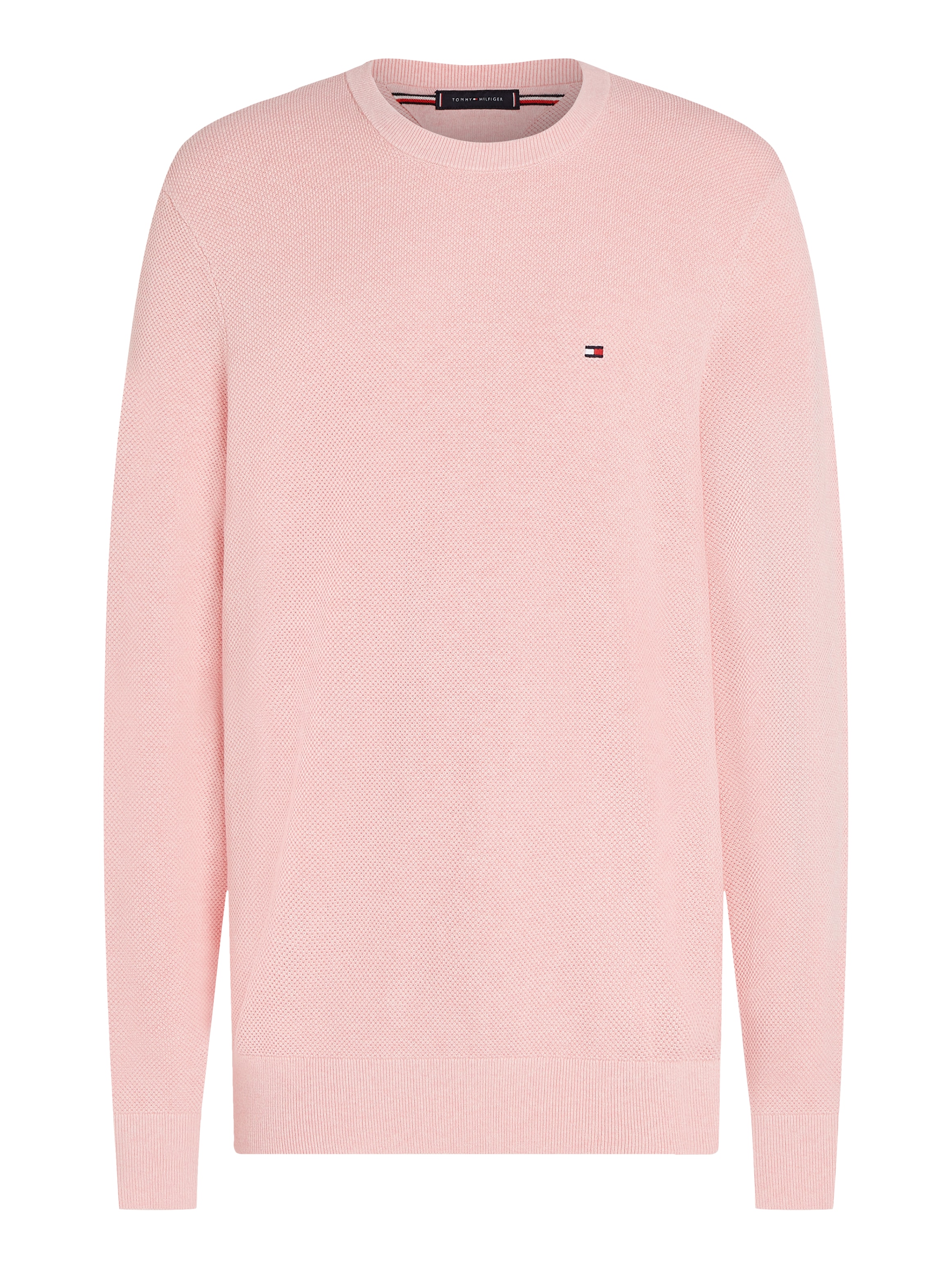 Tommy Hilfiger Rundhalspullover »ESSENTIAL STRUCTURE CREW NECK«, mit feiner Struktur