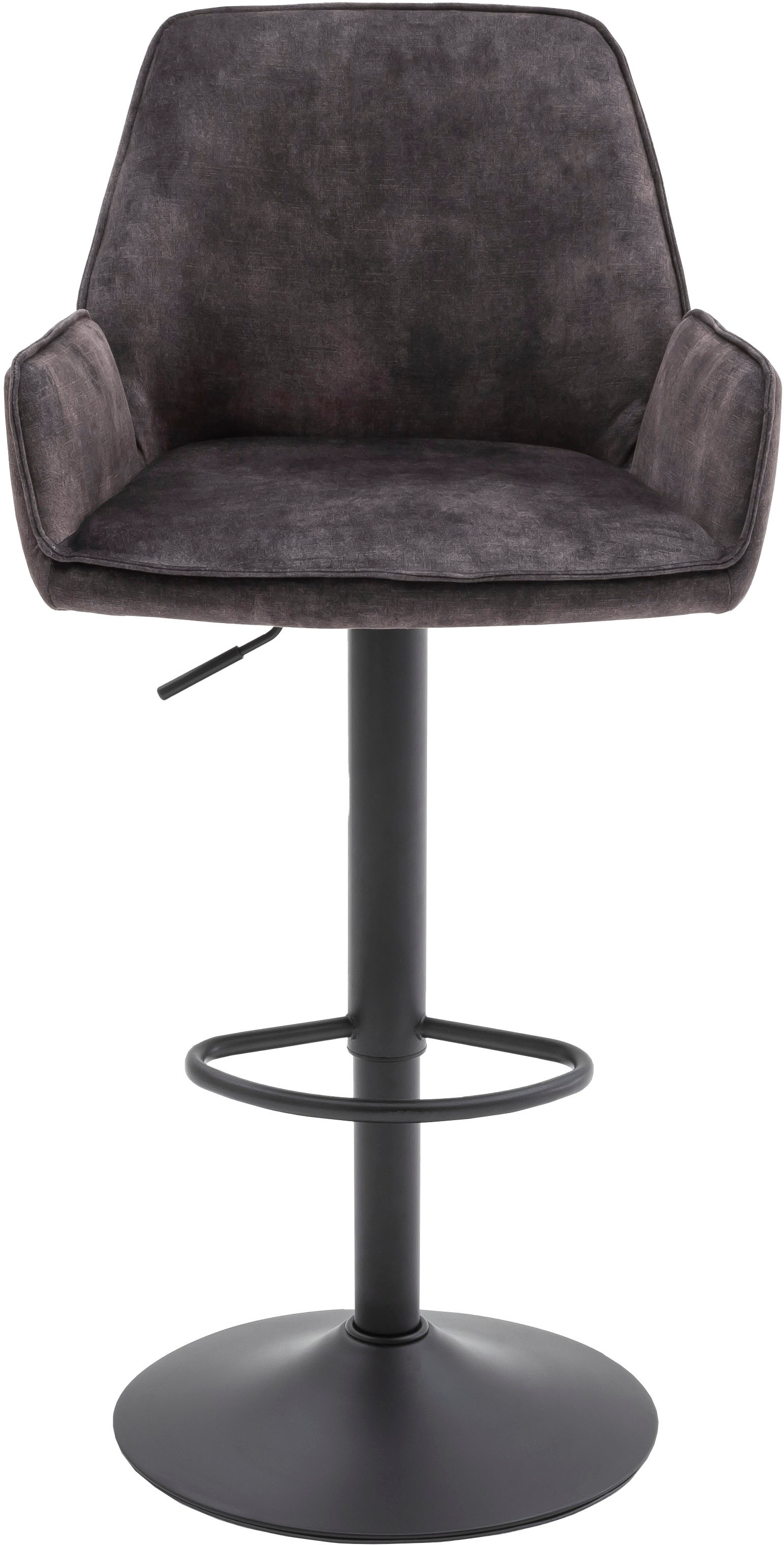 MCA furniture Bistrostuhl »OTTAWA Tresenstuhl Barstuhl Barmöbel Bistro«, Velours, Barhocker,Bistrostuhl,Barstuhl,drehbar,belastbar120kg,Sitzhöhe 63-84cm
