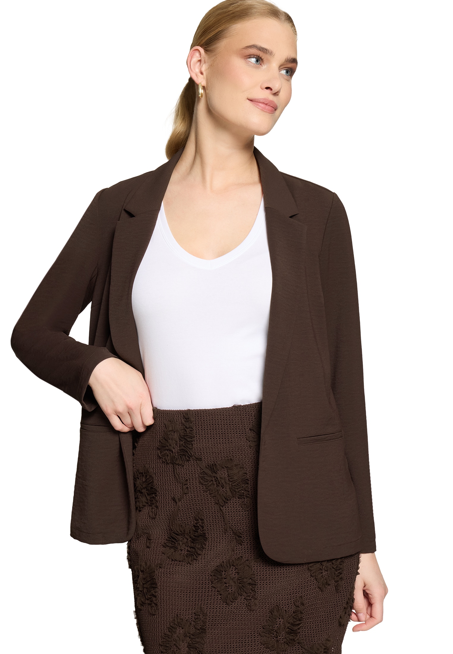 Zero Jackenblazer »Casual-Blazer gerader Schnitt«