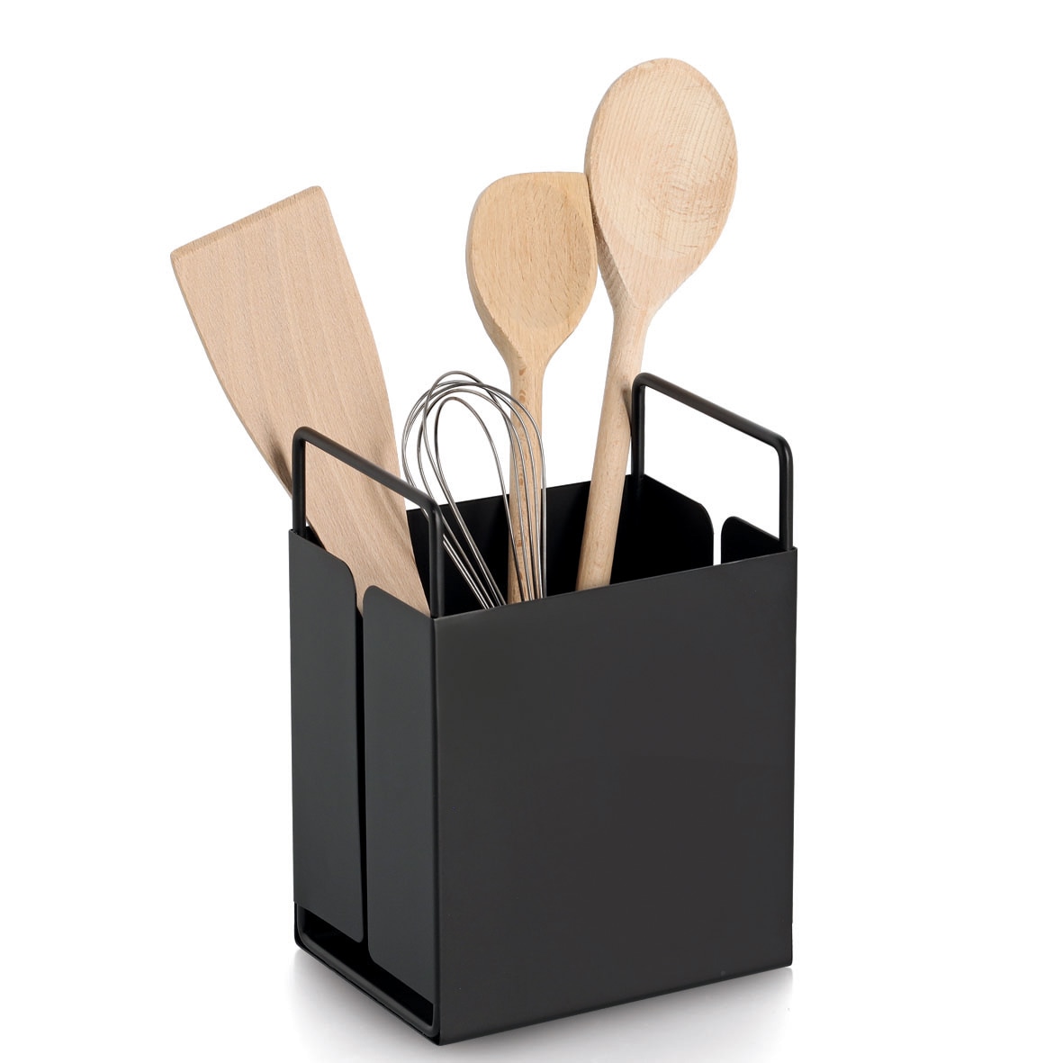 Zeller Present Menage »Utensilienhalter« Metall, schwarz, ca. 14x10,5x19 cm